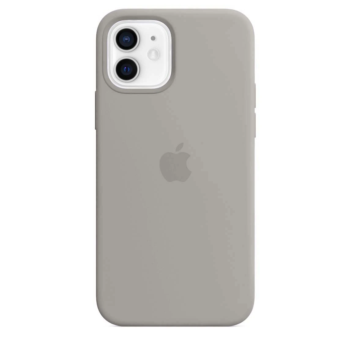 iPhone 12 / 12 Pro ile Uyumlu Kadife İç Dokulu Premium Lansman Telefon Kılıfı - Gri