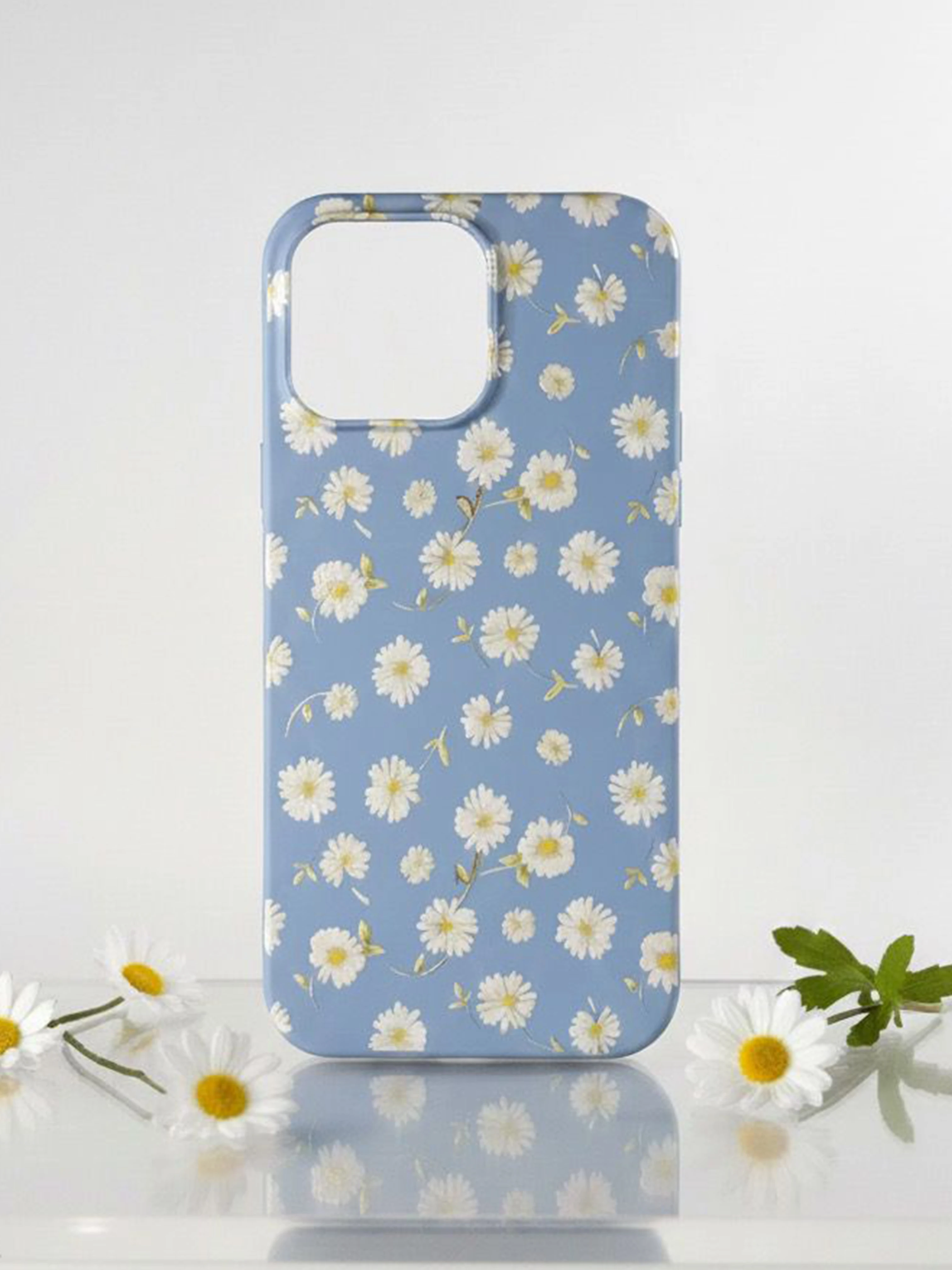 iPhone 11 Pro Max ile Uyumlu Kadife İç Dokulu Premium Lansman Telefon Kılıfı - Bebe Papatya