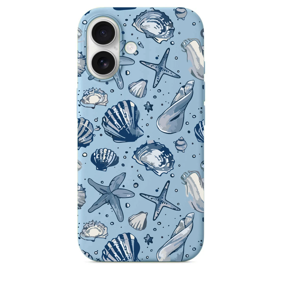 iPhone 16 Plus ile Uyumlu Kadife İç Dokulu Premium Lansman Telefon Kılıfı - Bebe Denizsel