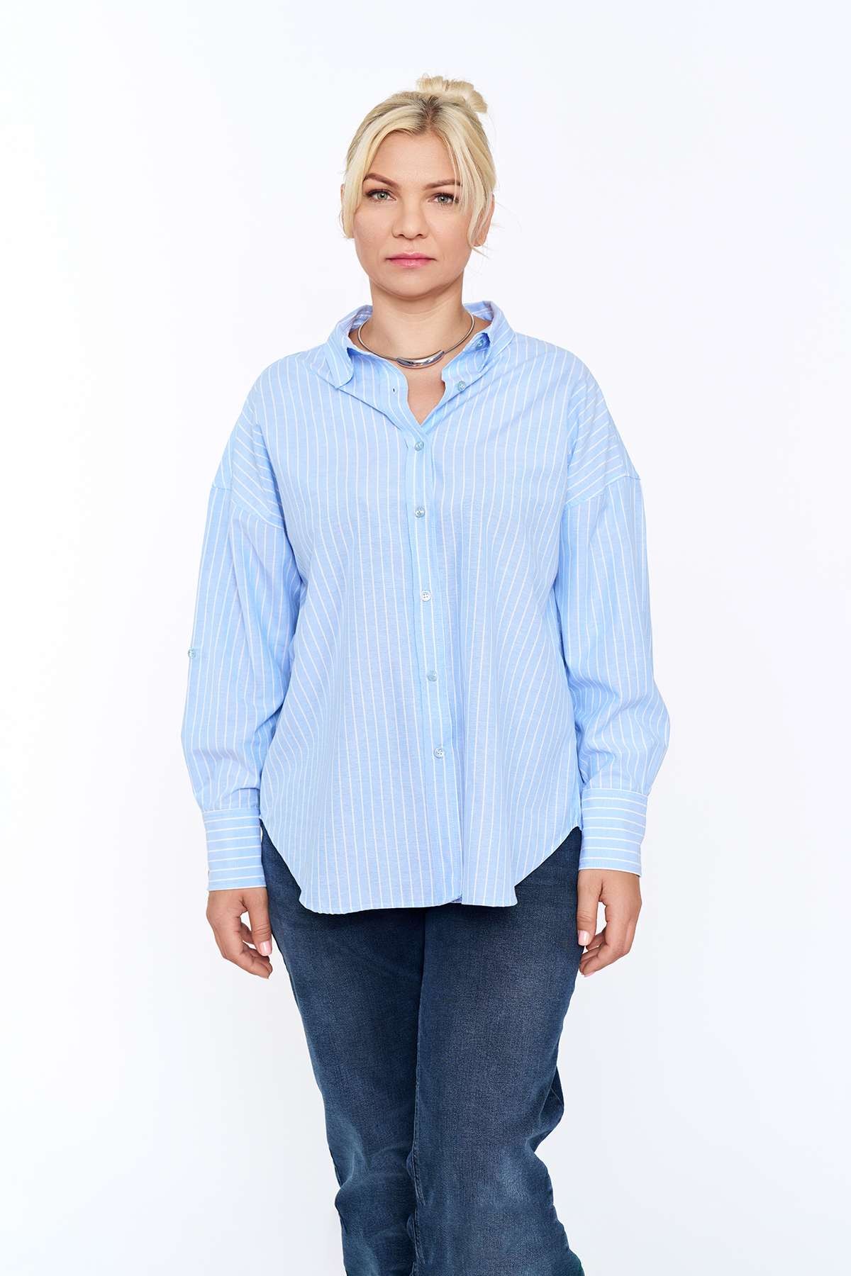 Mavi Çizgili Gömlek