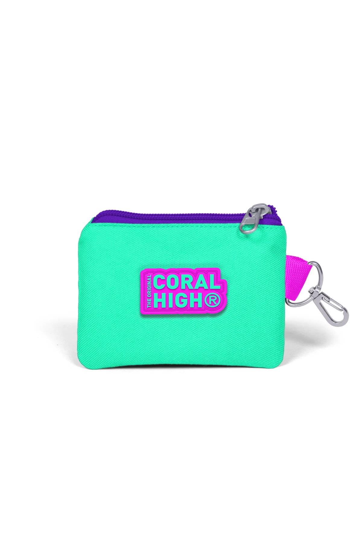 Coral High Kids Mor Su Yeşili Unicorn Desenli Bozuk Para Çantası 21869