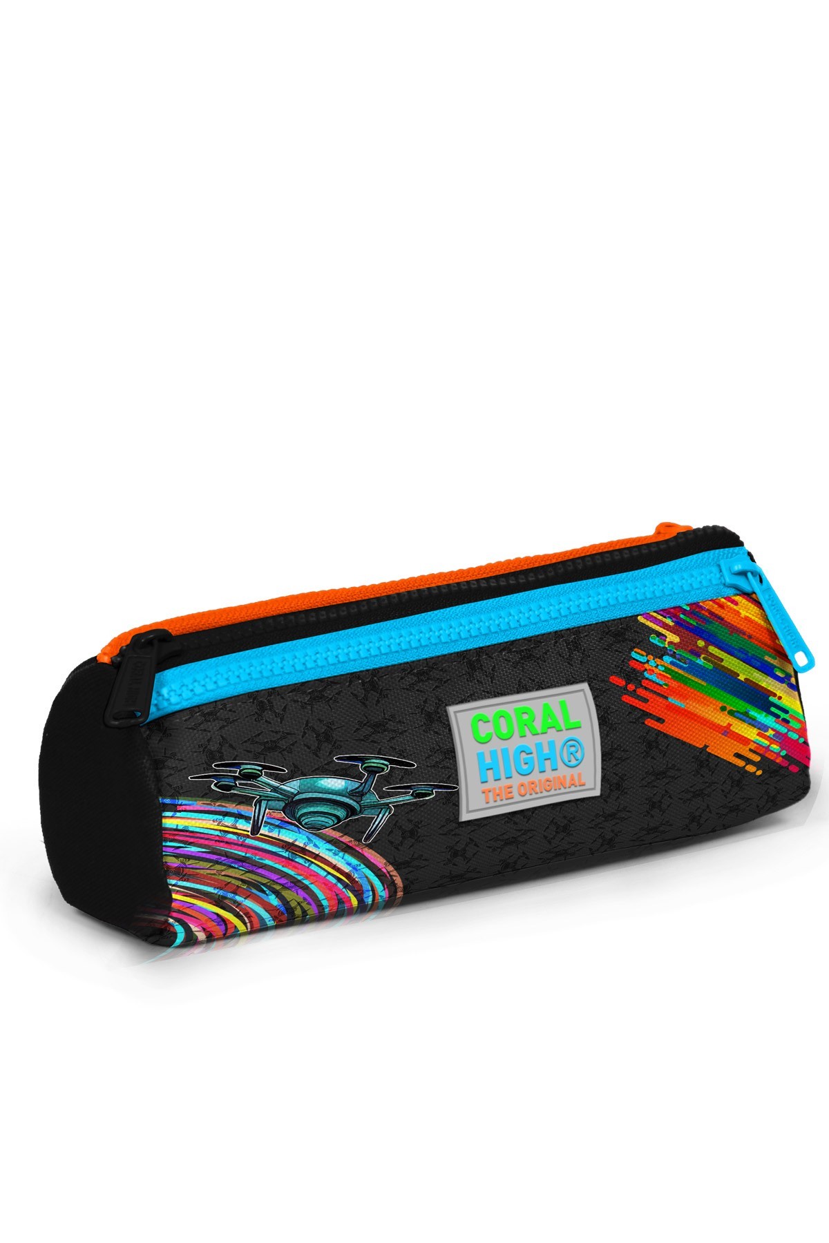 Coral High Kids Siyah Drone Pilot Desenli 3’lü Okul Çanta Seti SET0123980