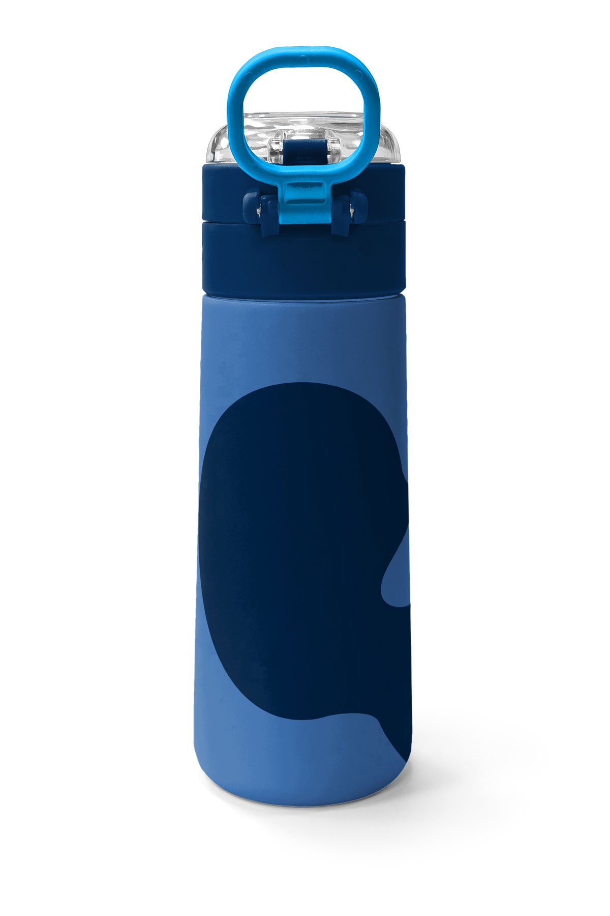 Coral High Kids Lacivert Mavi Desenli Pipetli ve Direkt İçim Çelik Termos 500 ml 31888
