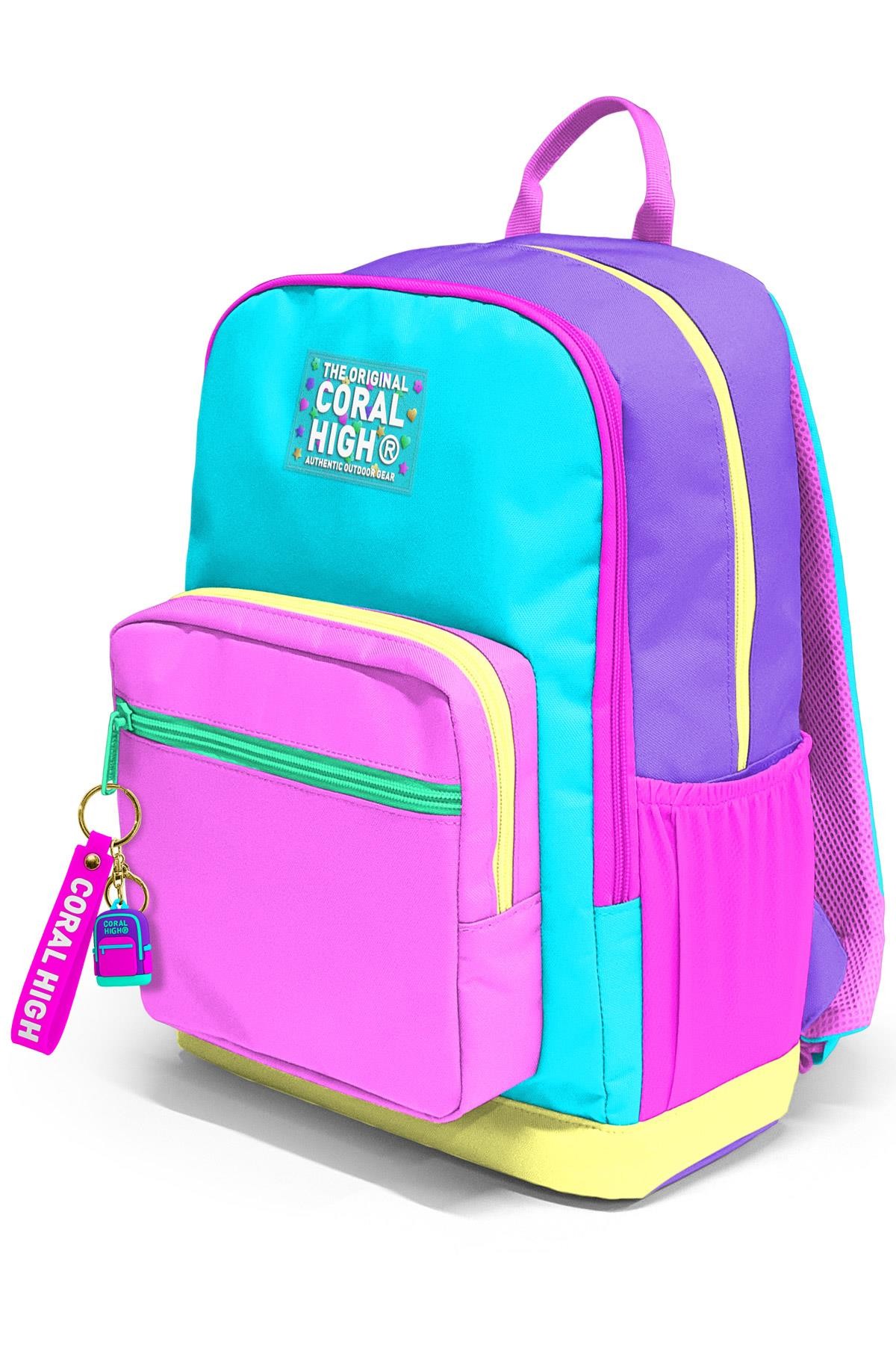 Coral High Çok Renkli Okul Sırt Çantası 23676