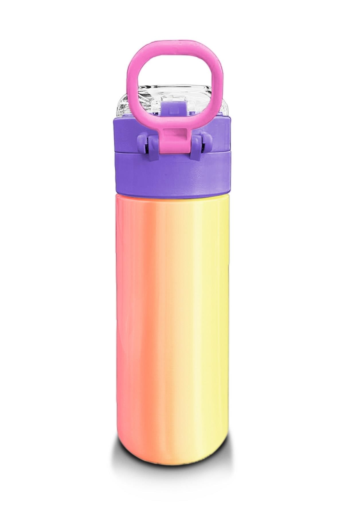 Coral High Kids Renk Geçişli Pipetli ve Direkt İçim Çelik Termos 500 ml 31868