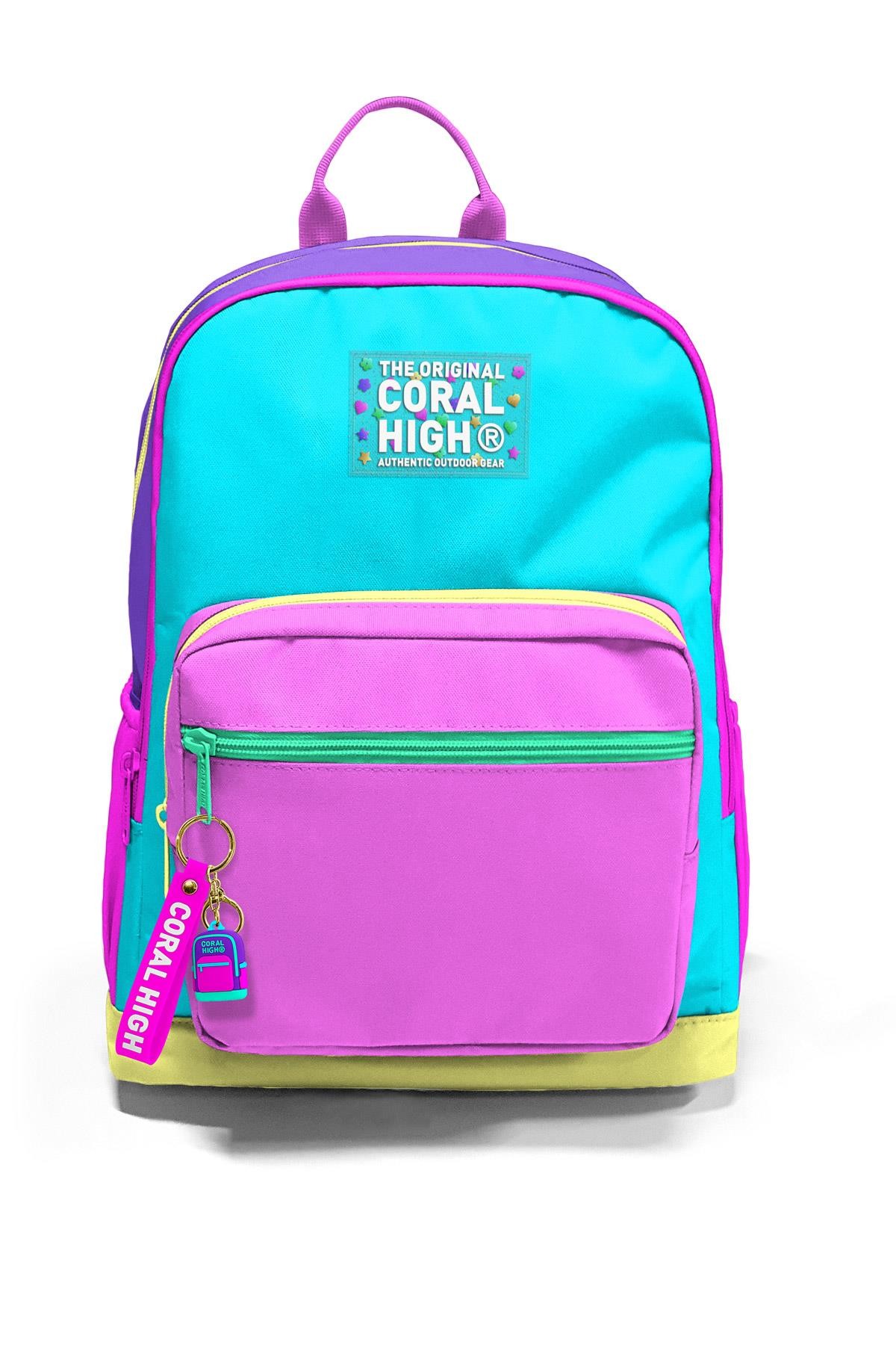 Coral High Çok Renkli Okul Sırt Çantası 23676