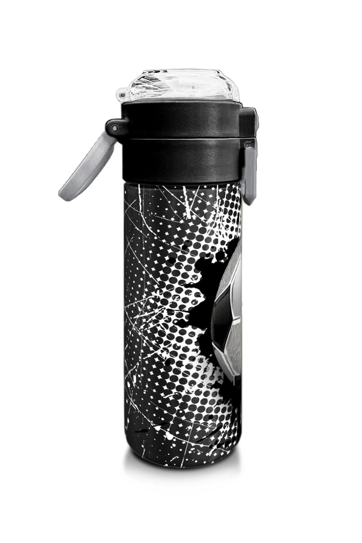 Coral High Kids Futbol Desenli Pipetli ve Direkt İçim Çelik Termos 500 ml 31816