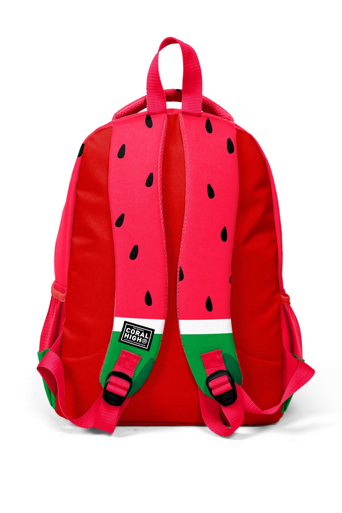 Coral High Kids Kırmızı Yeşil Karpuz Desenli 3 lü Okul Çanta Seti SET0114428