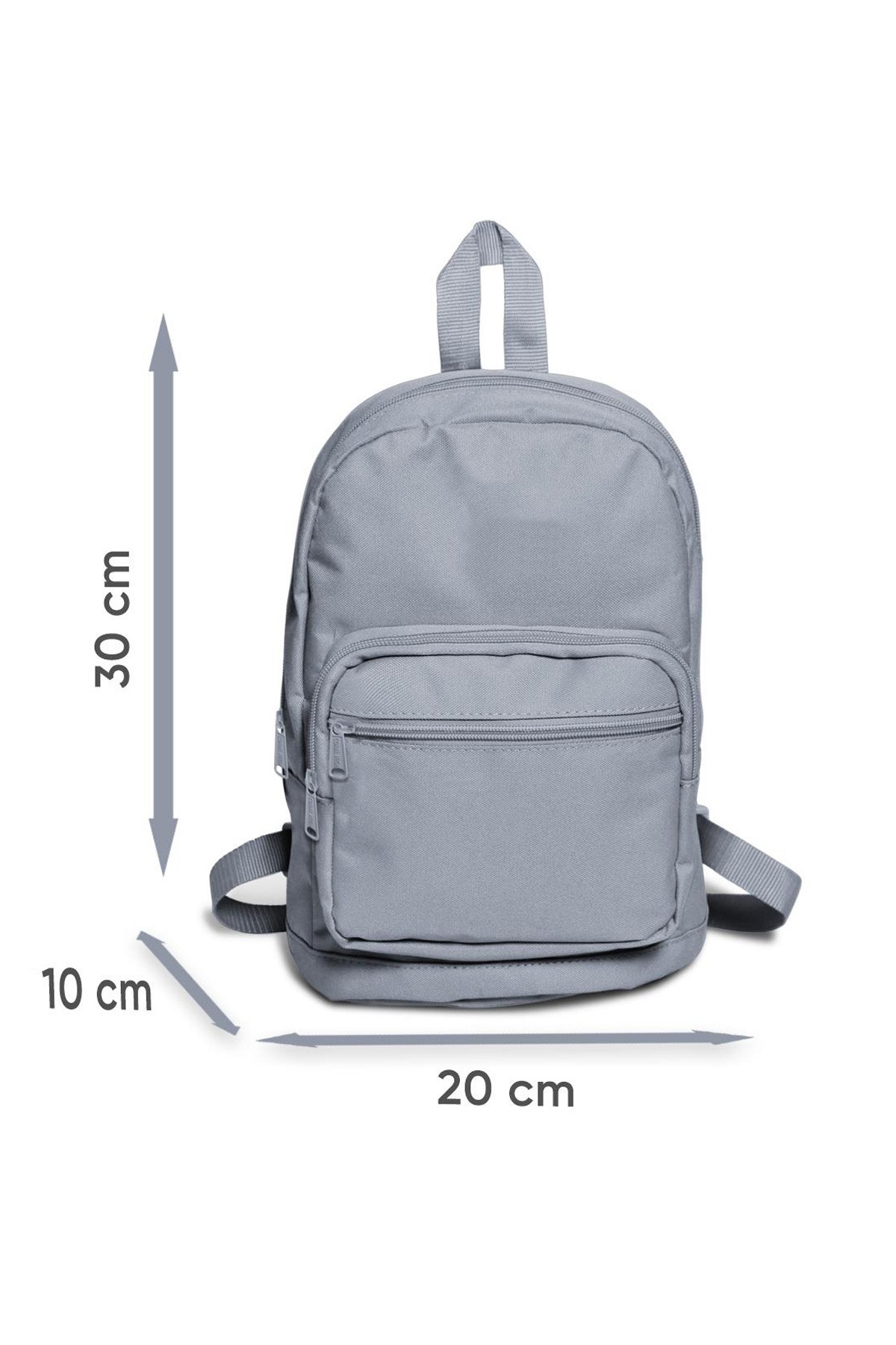 Coral High Üç Bölmeli Lacivert Saks Mini Sırt Çantası14152