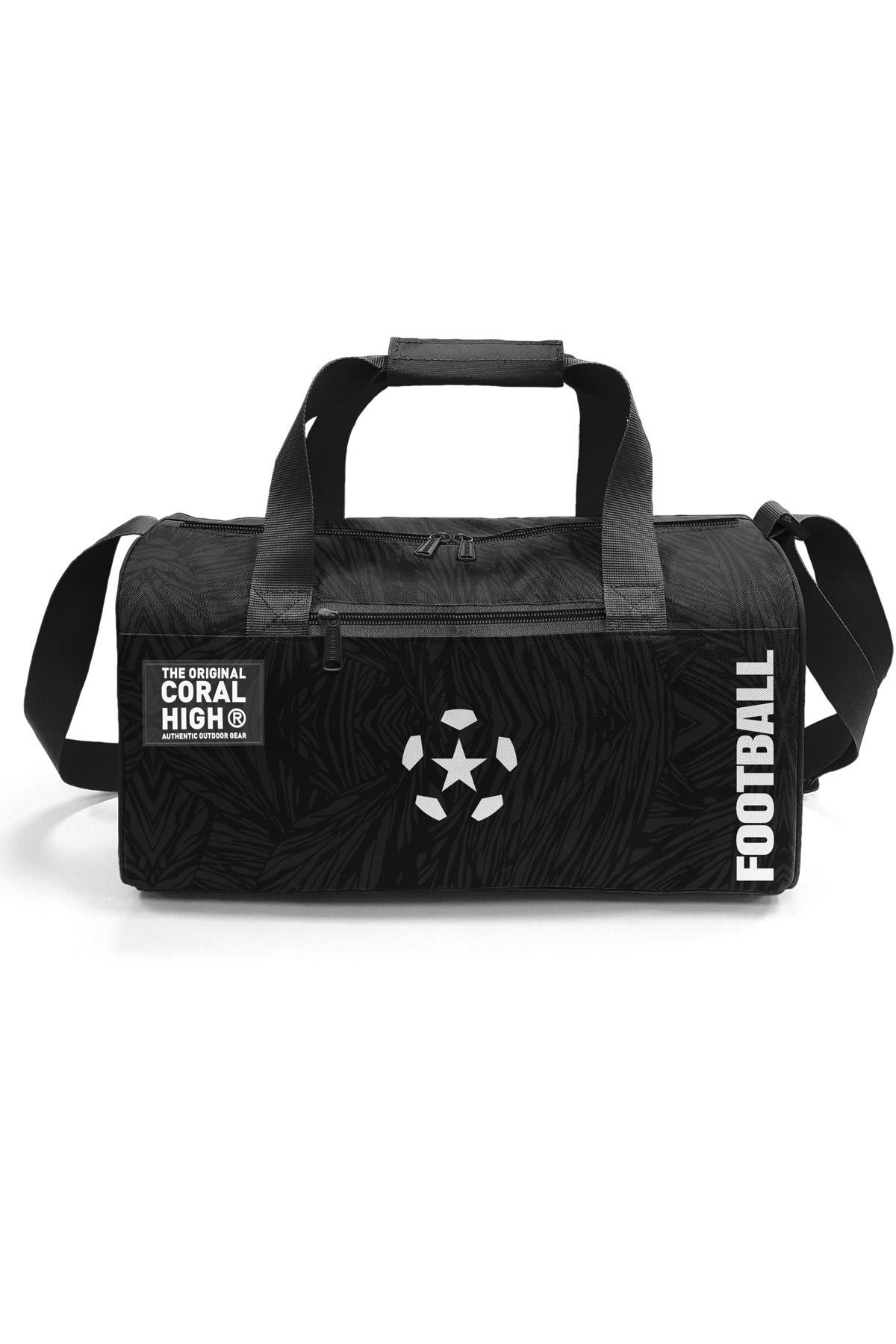 Coral High Siyah Futbol Desenli Spor Çantası 27535