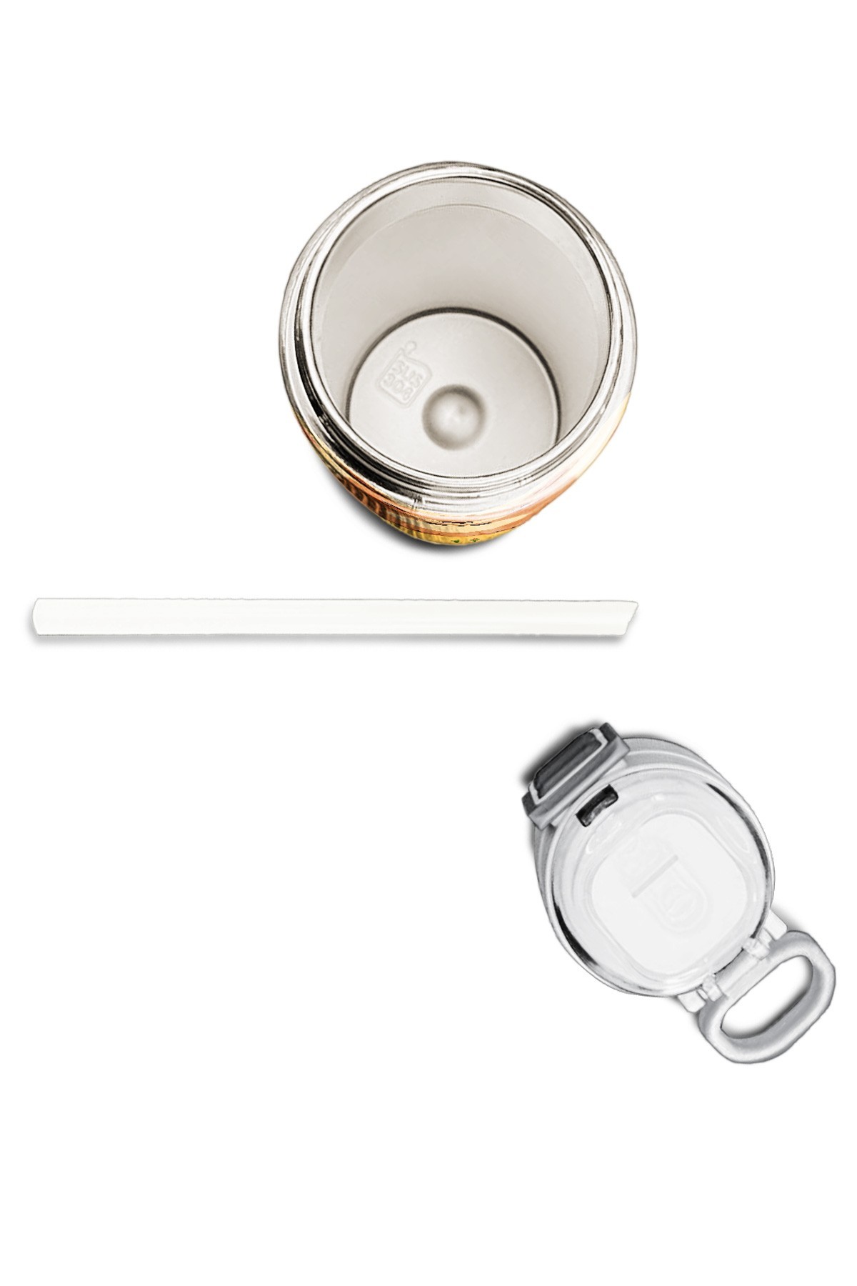 Coral High Kids Capybara Desenli Pipetli ve Direkt İçim Çelik Termos 500 ml 31793