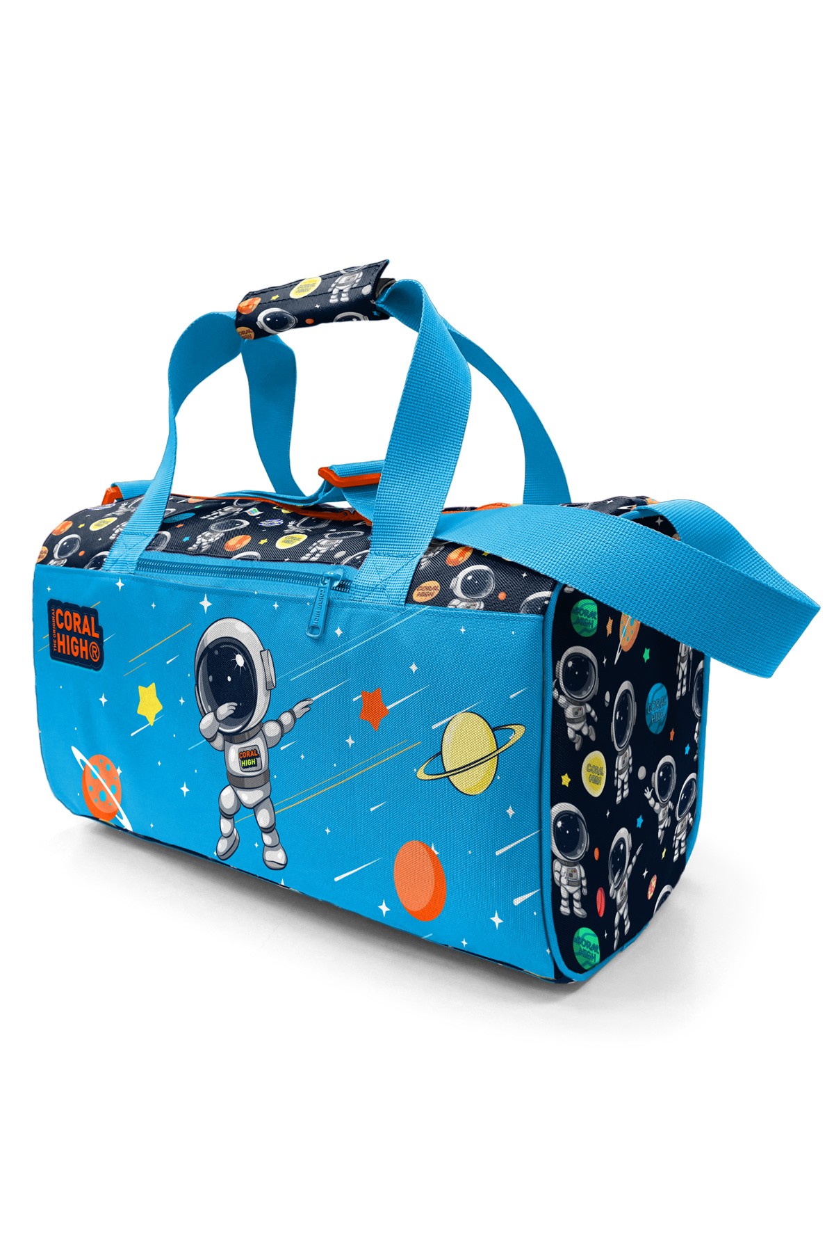 Coral High Kids Lacivert Mavi Astronot Desenli Spor Çantası 27538