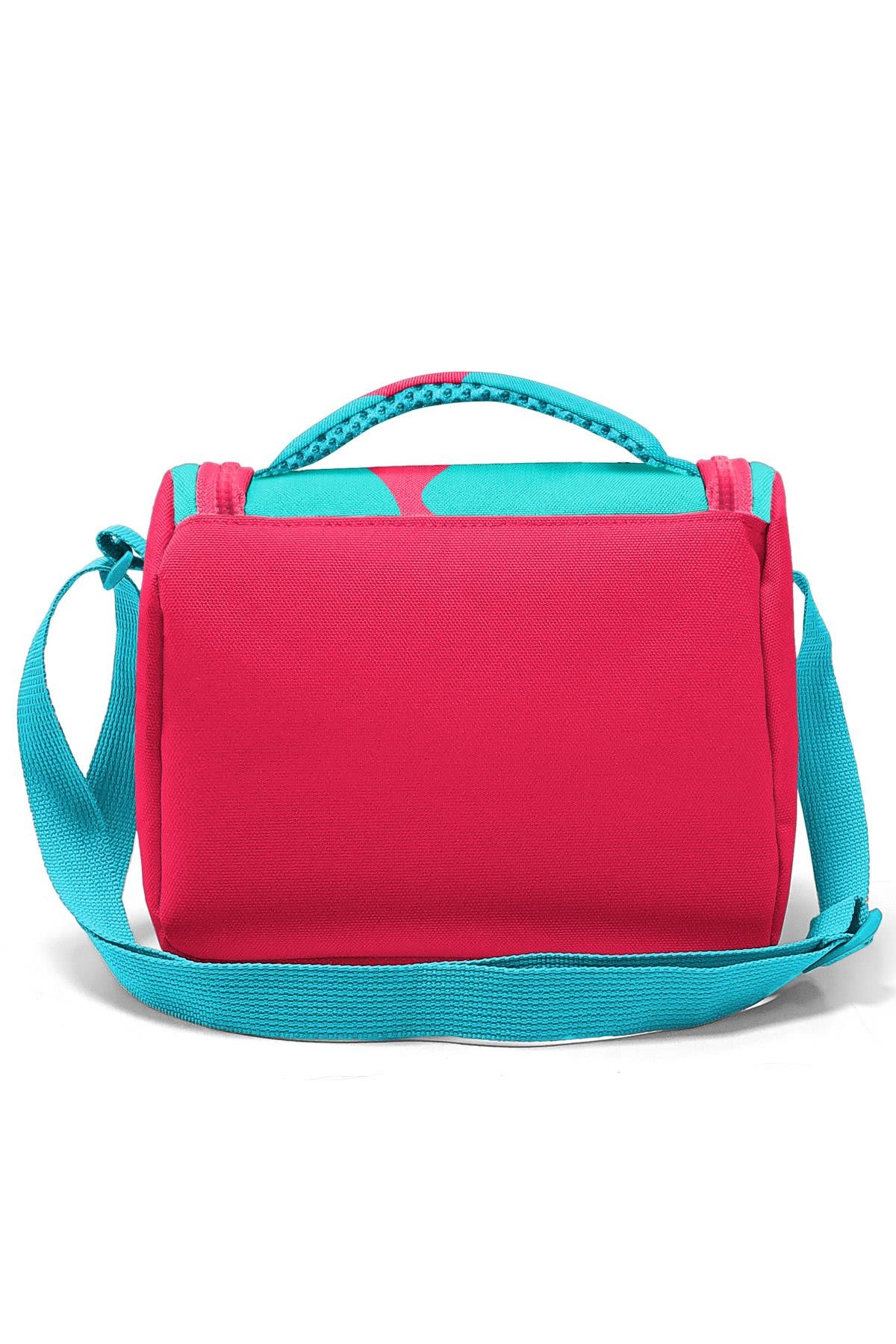 Coral High Kids Neon Mercan Turkuaz Desenli Thermo Beslenme Çantası 22785