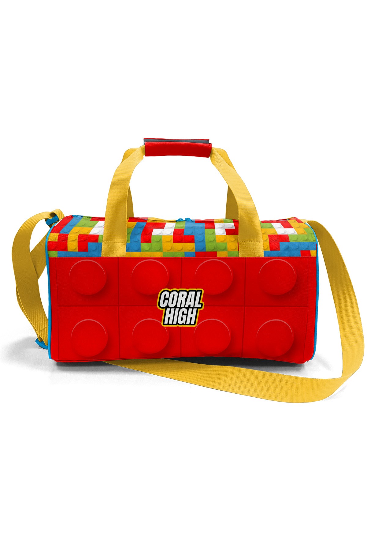 Coral High Renkli Blok Desenli Spor Çantası 27522