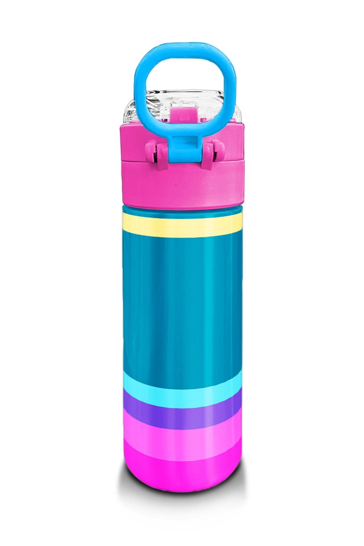 Coral High Kids Pembe Pastel Renkli Pipetli ve Direkt İçim Çelik Termos 500 ml 31960