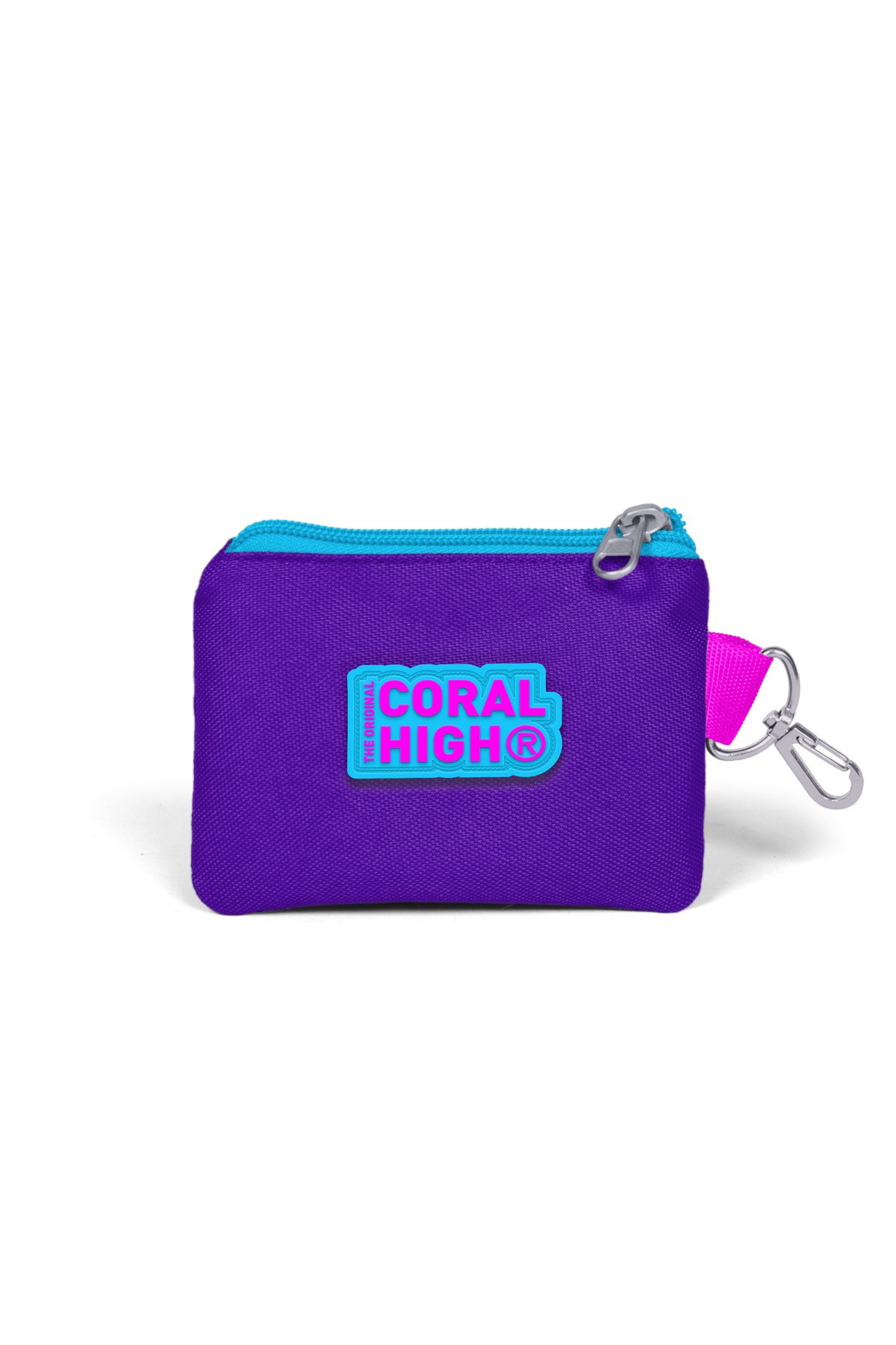 Coral High Kids Mor Pembe Kedi Desenli Bozuk Para Çantası 21866