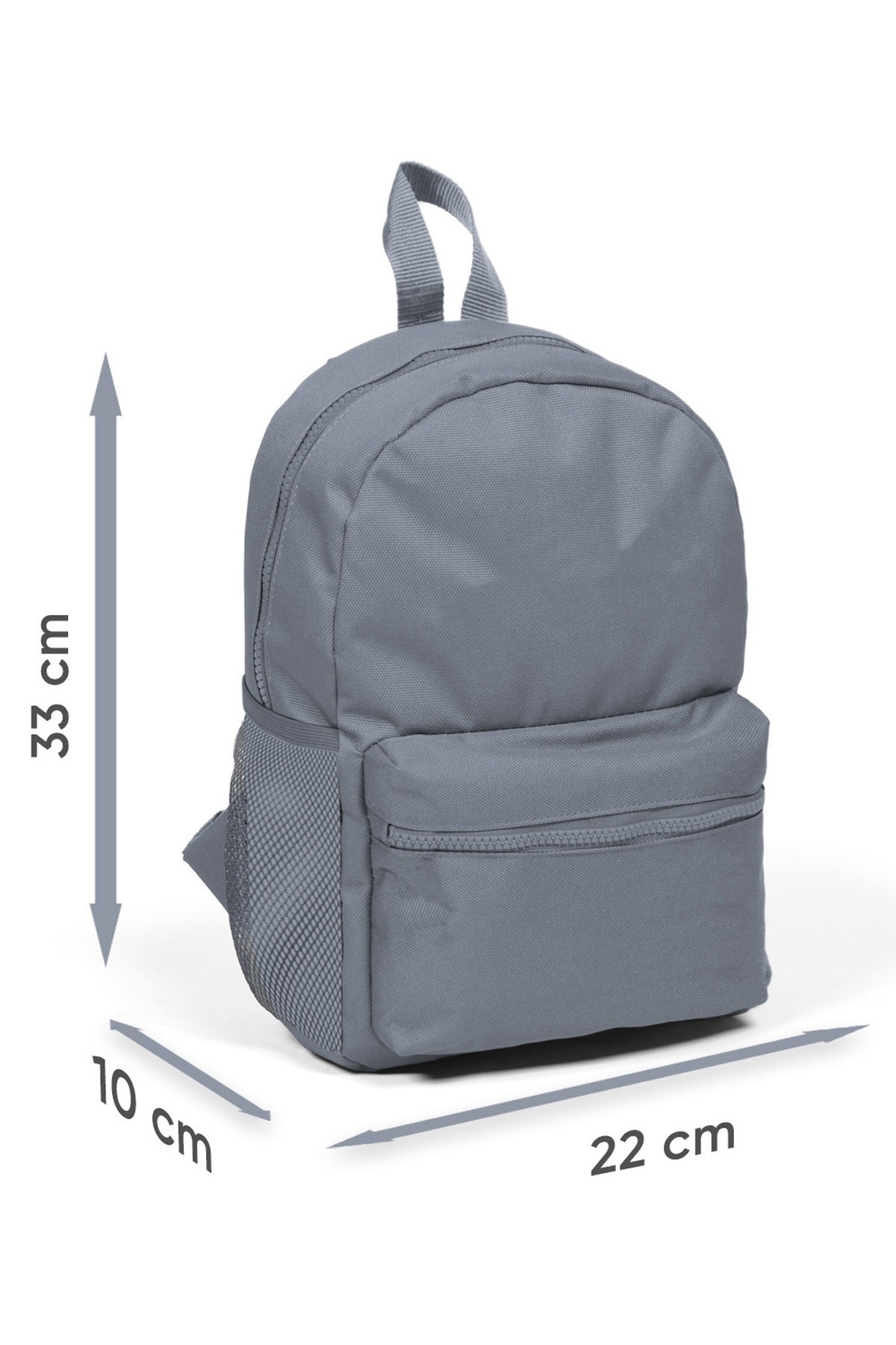 Minik Yuva Sırt Çantası Mor Pembe Kedi Desenli İki Bölmeli 23328
