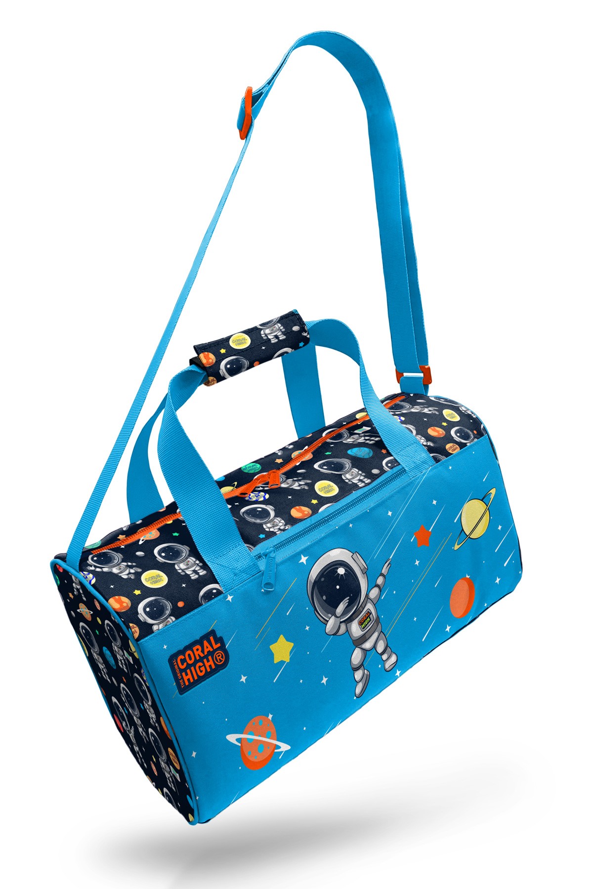 Coral High Kids Lacivert Mavi Astronot Desenli Spor Çantası 27538