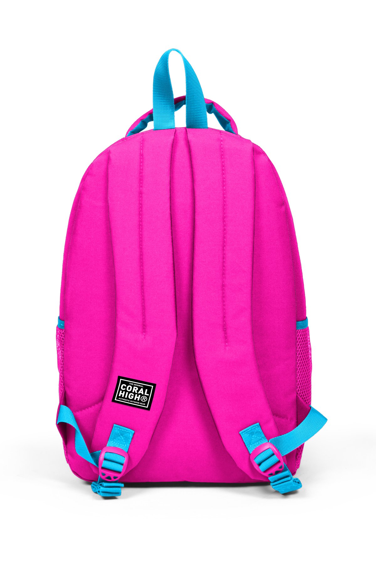 Coral High Sport Neon Pembe Mavi  Dört Bölmeli Sırt Çantası 23456