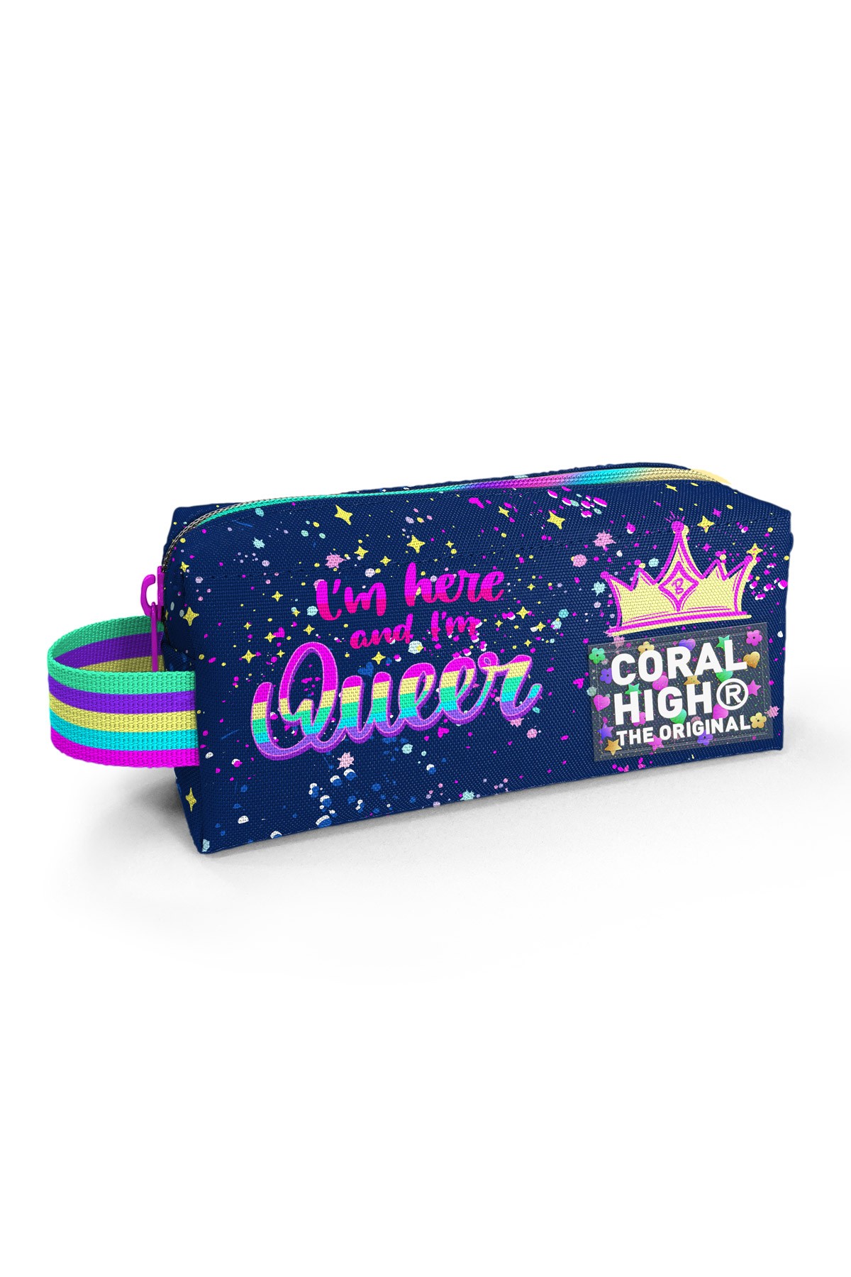 Coral High Kids Çok Renkli Lacivert Kalem Çantası 22075