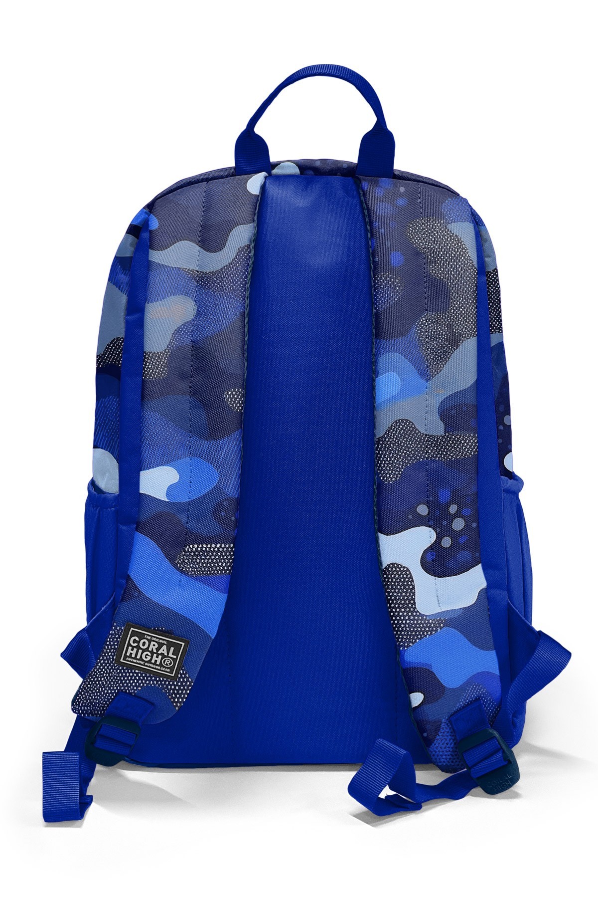 Coral High Lacivert Saks Kamuflaj Desenli 3’lü Okul Çanta Seti SET0123689