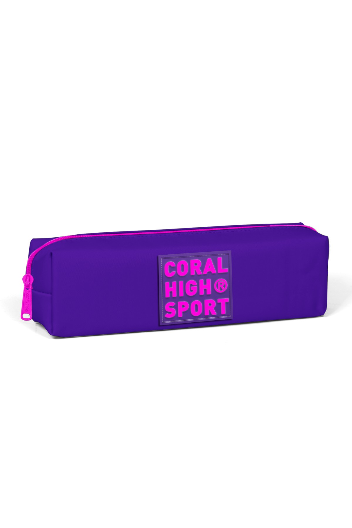 Coral High Sport Mor Pembe Tek Bölmeli Kalem Çantası 22337