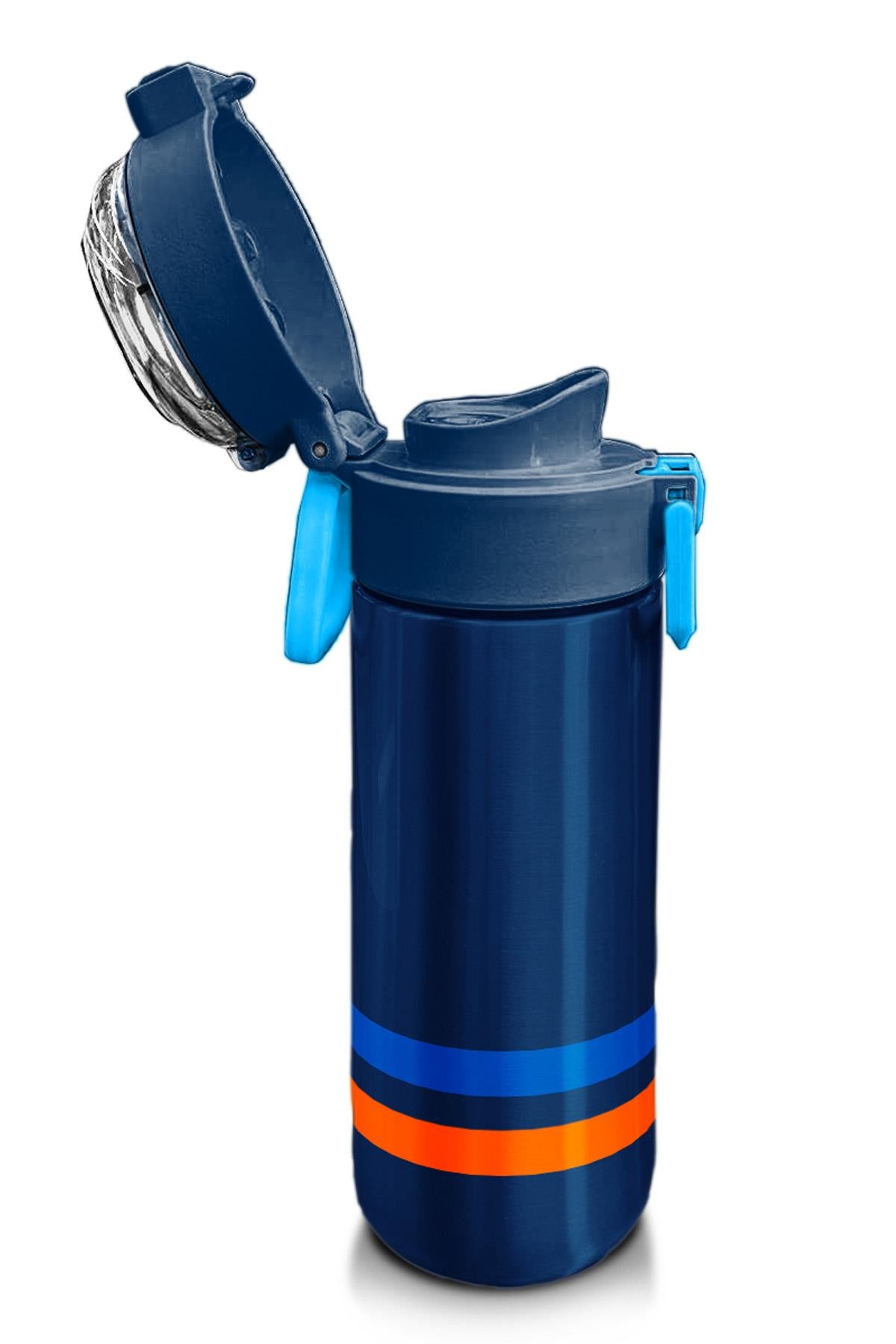 Coral High Kids Lacivert Pipetli ve Direkt İçim Çelik Termos 500 ml 31928
