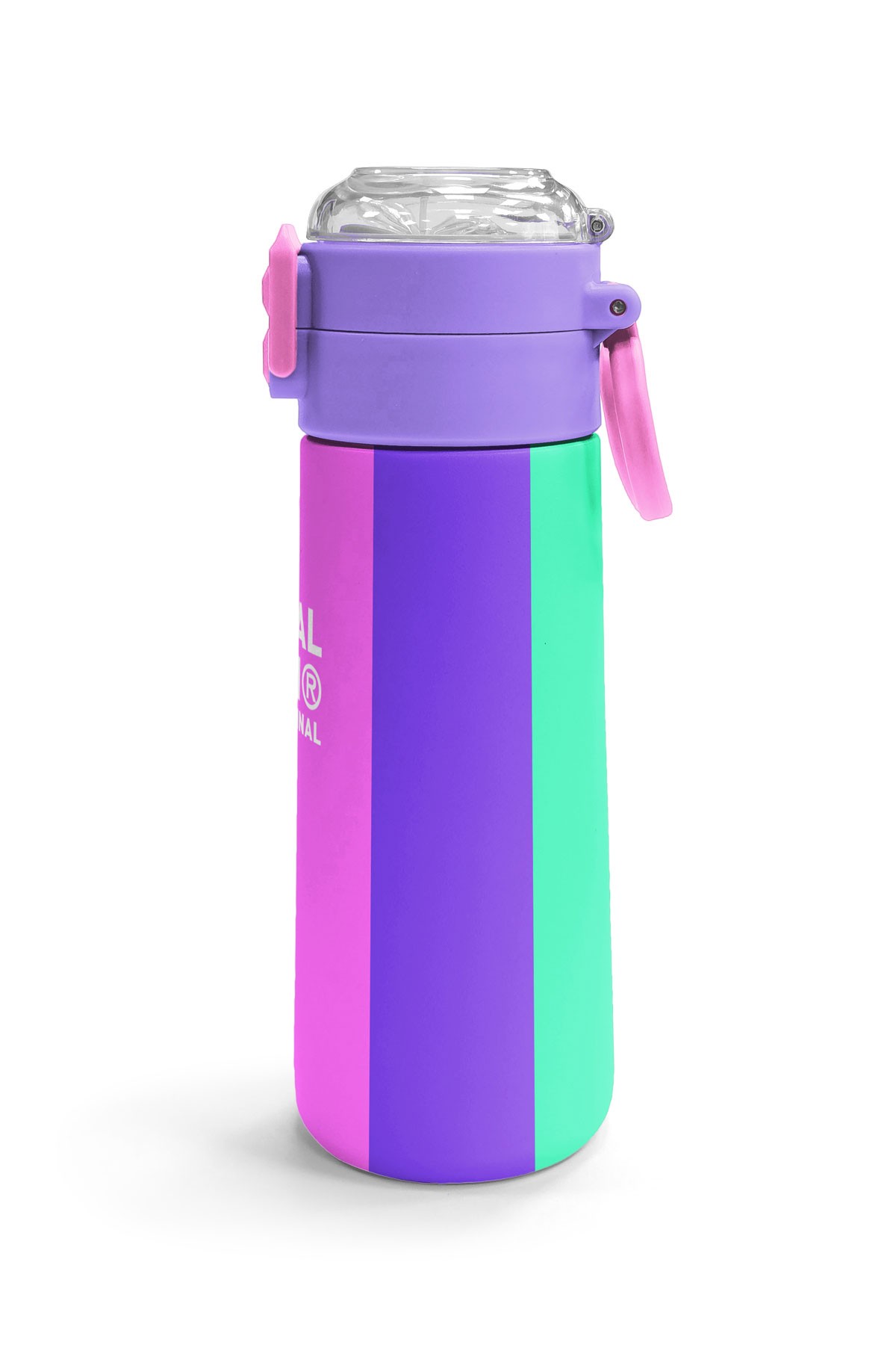 Coral High Kids Çok Renkli Desenli Pipetli ve Direkt İçim Çelik Termos 500 ml 31876