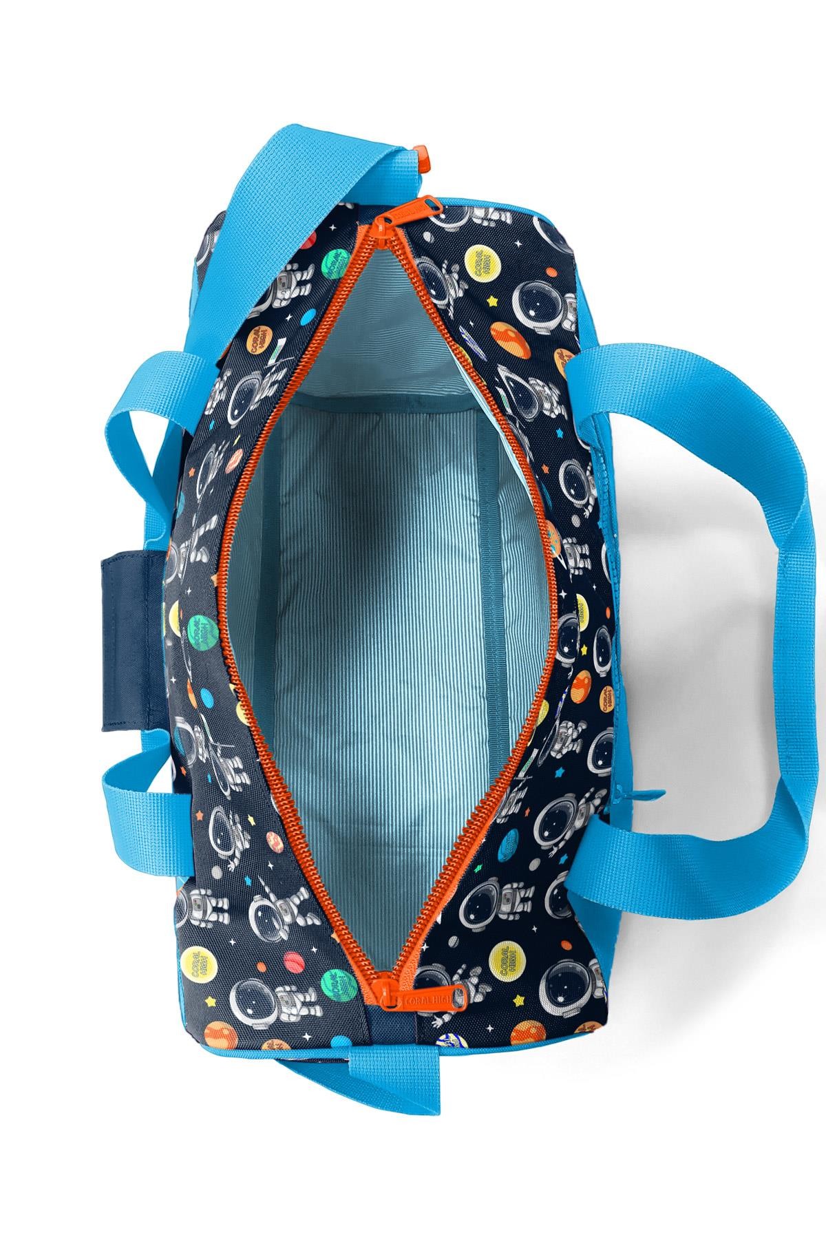 Coral High Kids Lacivert Mavi Astronot Desenli Spor Çantası 27538