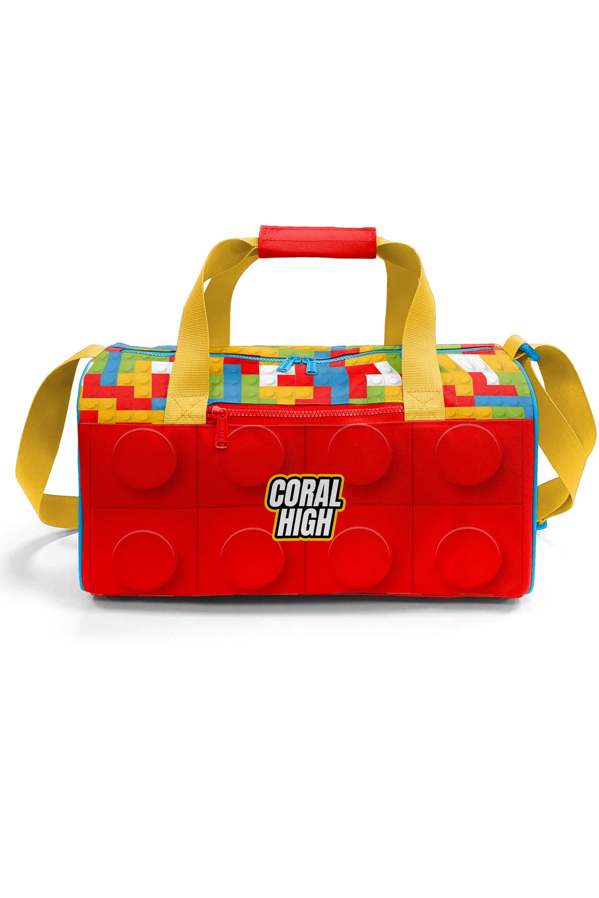 Coral High Renkli Blok Desenli Spor Çantası 27522