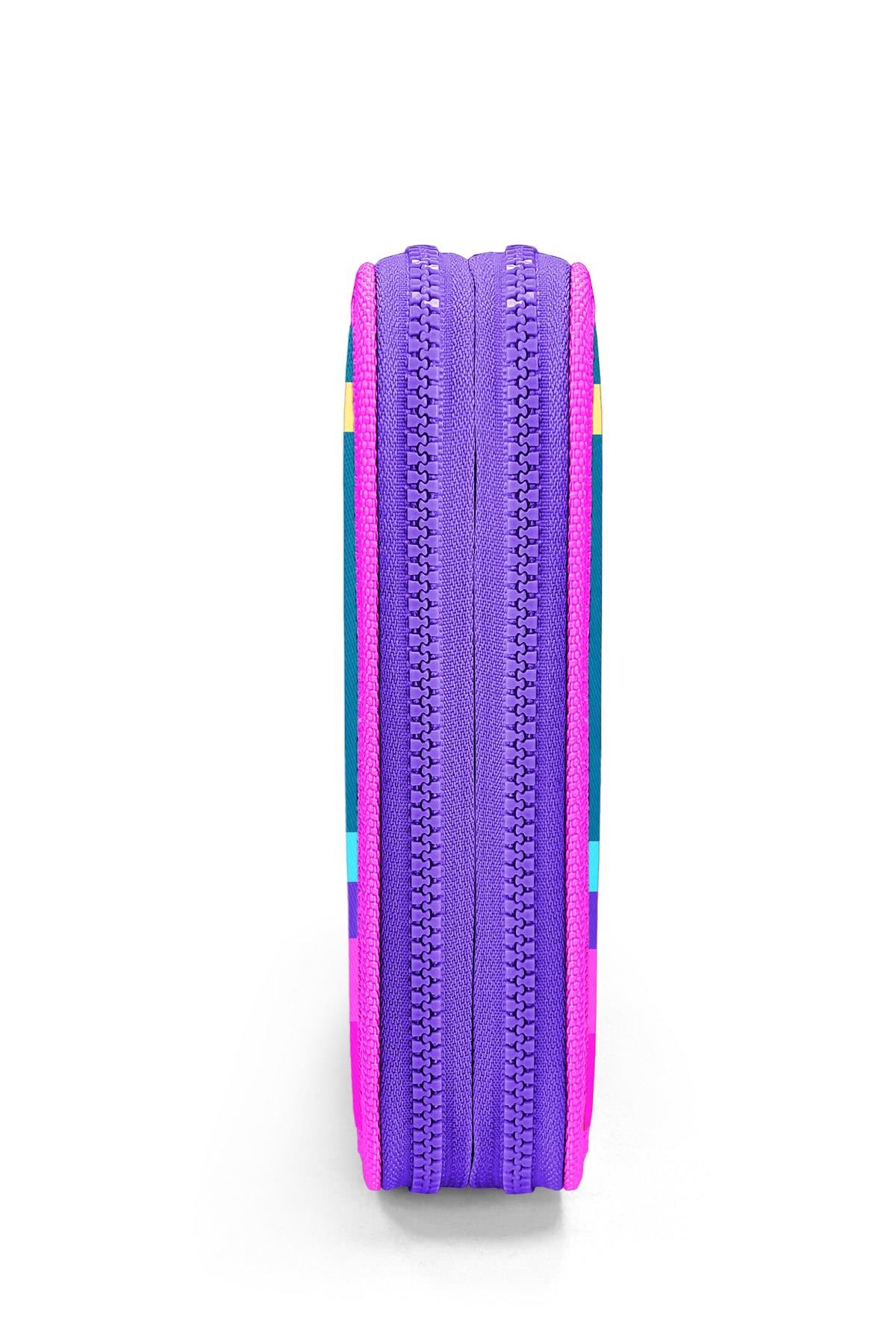 Coral High Kids Pembe Pastel Renkli Çift Katlı Kalem Çanta 11136