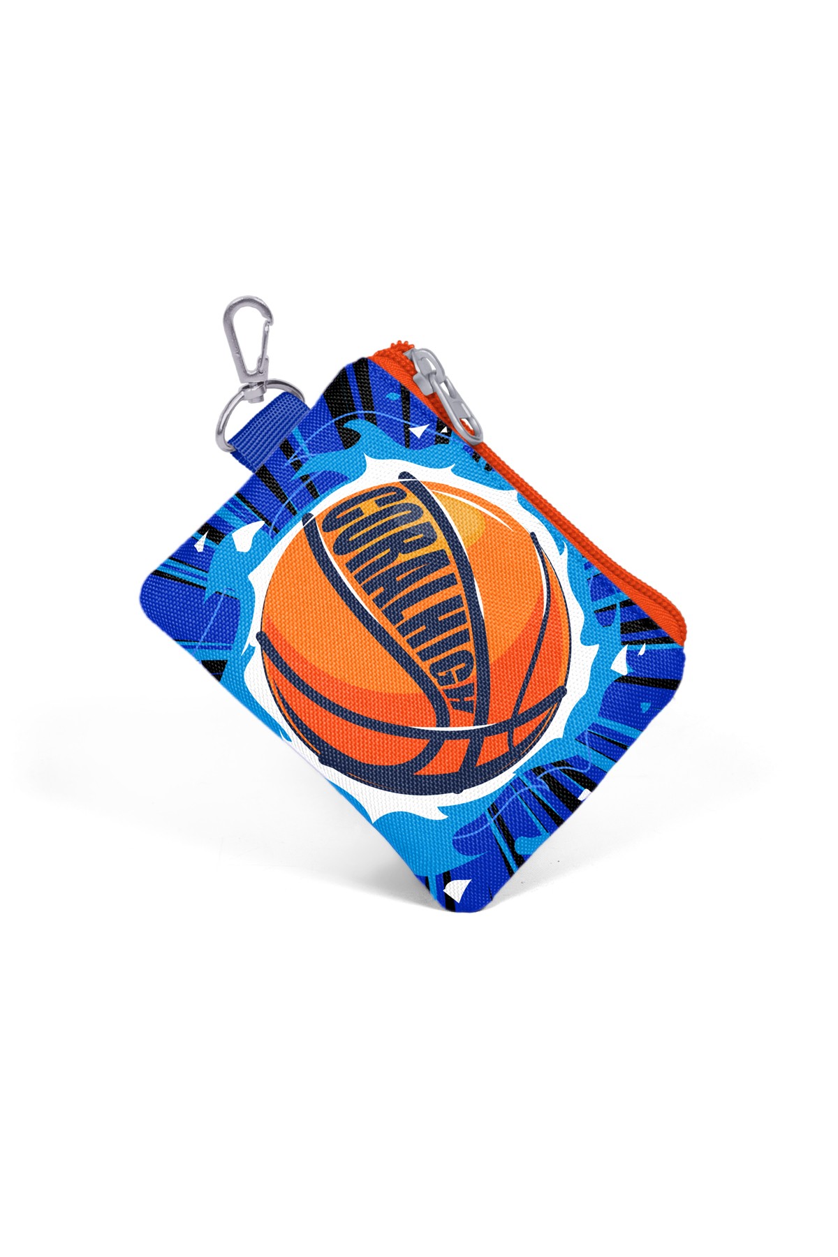 Coral High Kids Lacivert Mavi Basketbol Top Desenli Bozuk Para Çantası 21853