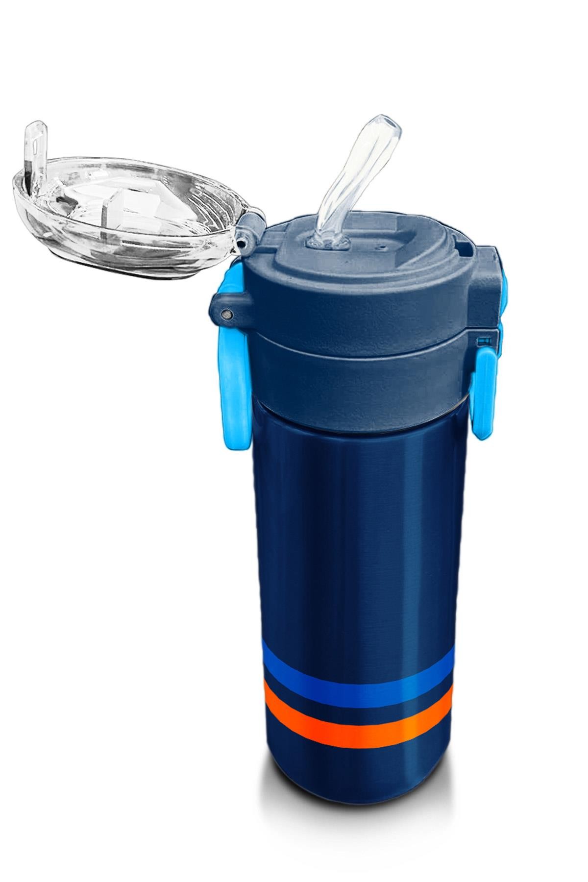 Coral High Kids Lacivert Pipetli ve Direkt İçim Çelik Termos 500 ml 31928