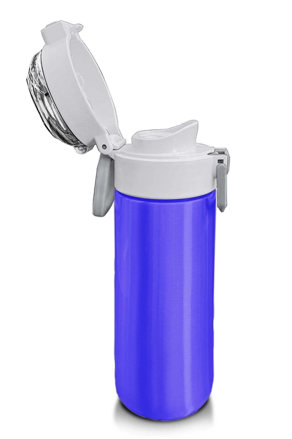 Coral High Kids Açık Mor Pipetli ve Direkt İçim Çelik Termos 500 ml 31830