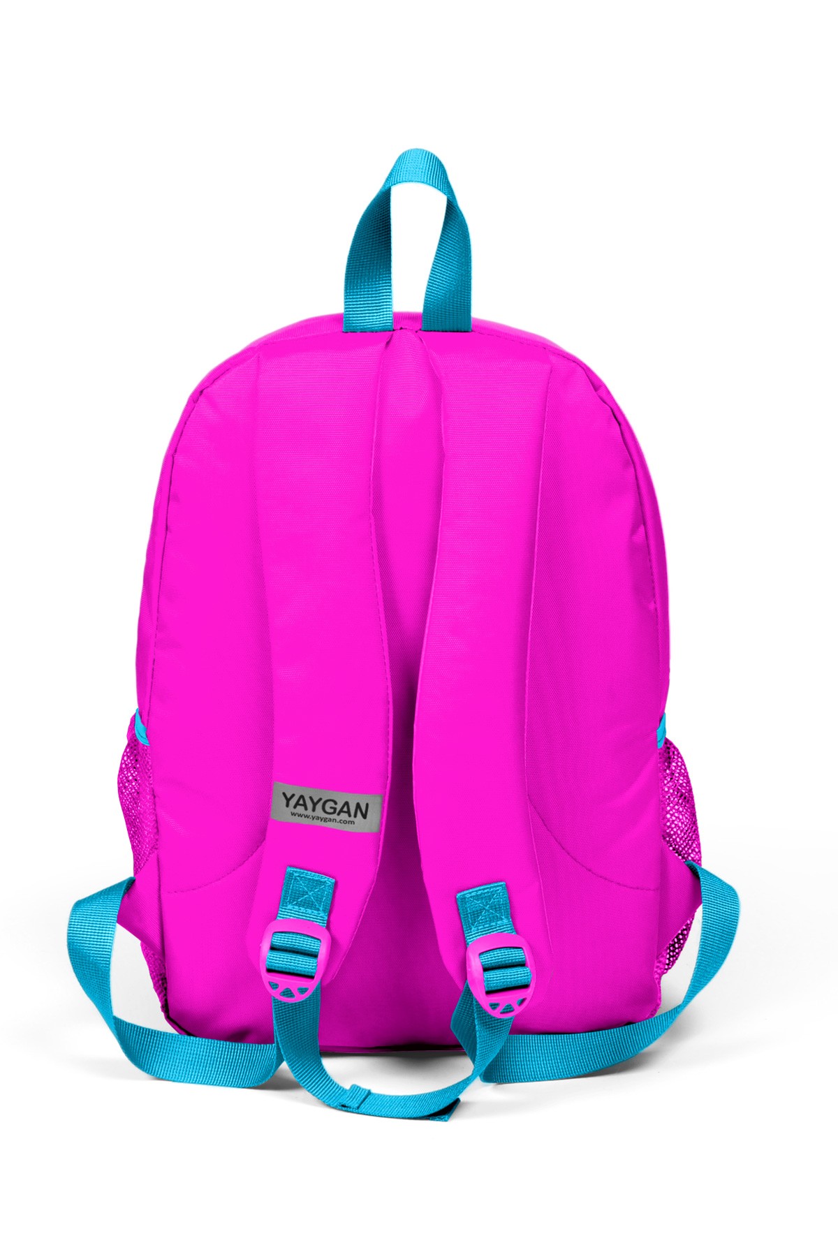 Coral High Kids Pembe Lavanta Tropikal Desenli Üç Bölmeli Okul Sırt  Çantası 14366