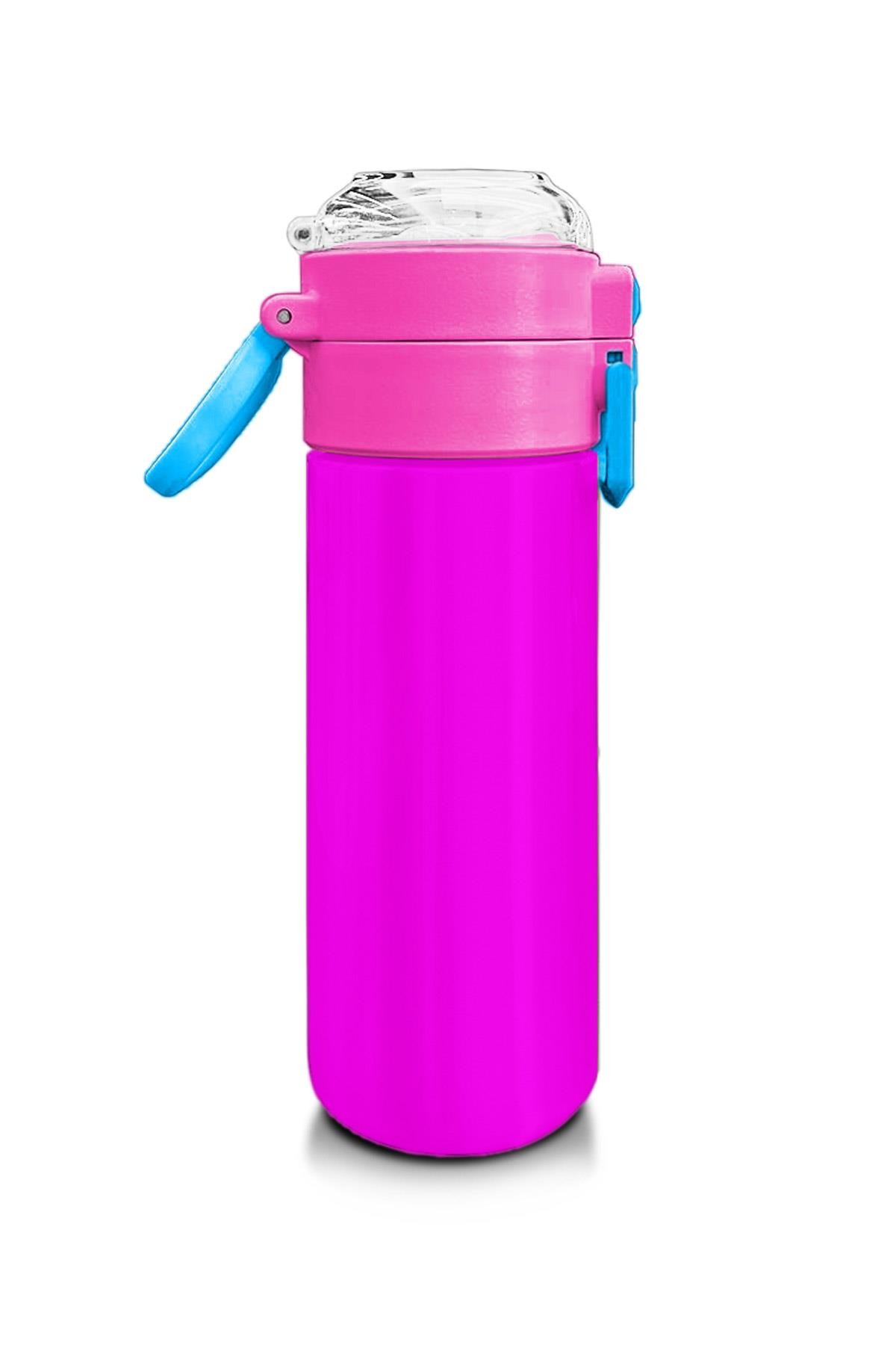 Coral High Kids Pembe Pipetli ve Direkt İçim Çelik Termos 500 ml 31843