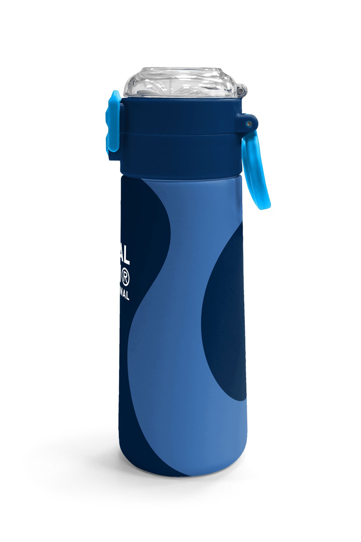 Coral High Kids Lacivert Mavi Desenli Pipetli ve Direkt İçim Çelik Termos 500 ml 31888