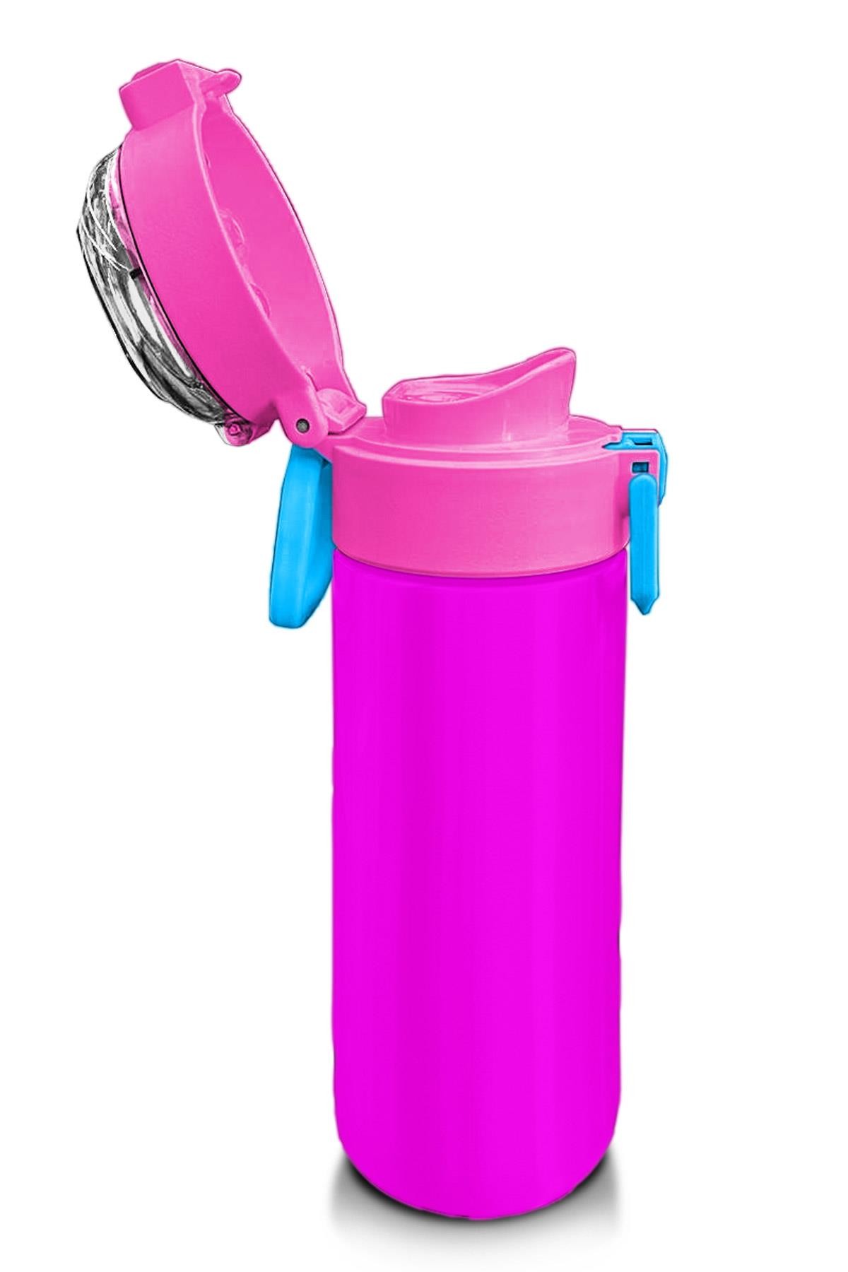 Coral High Kids Pembe Pipetli ve Direkt İçim Çelik Termos 500 ml 31843