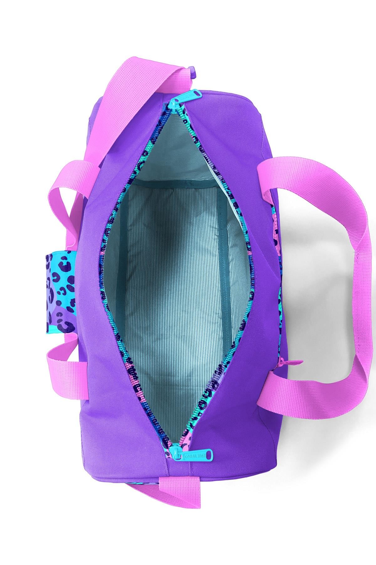 Coral High Mor Leopar Desenli Spor Çantası 27532