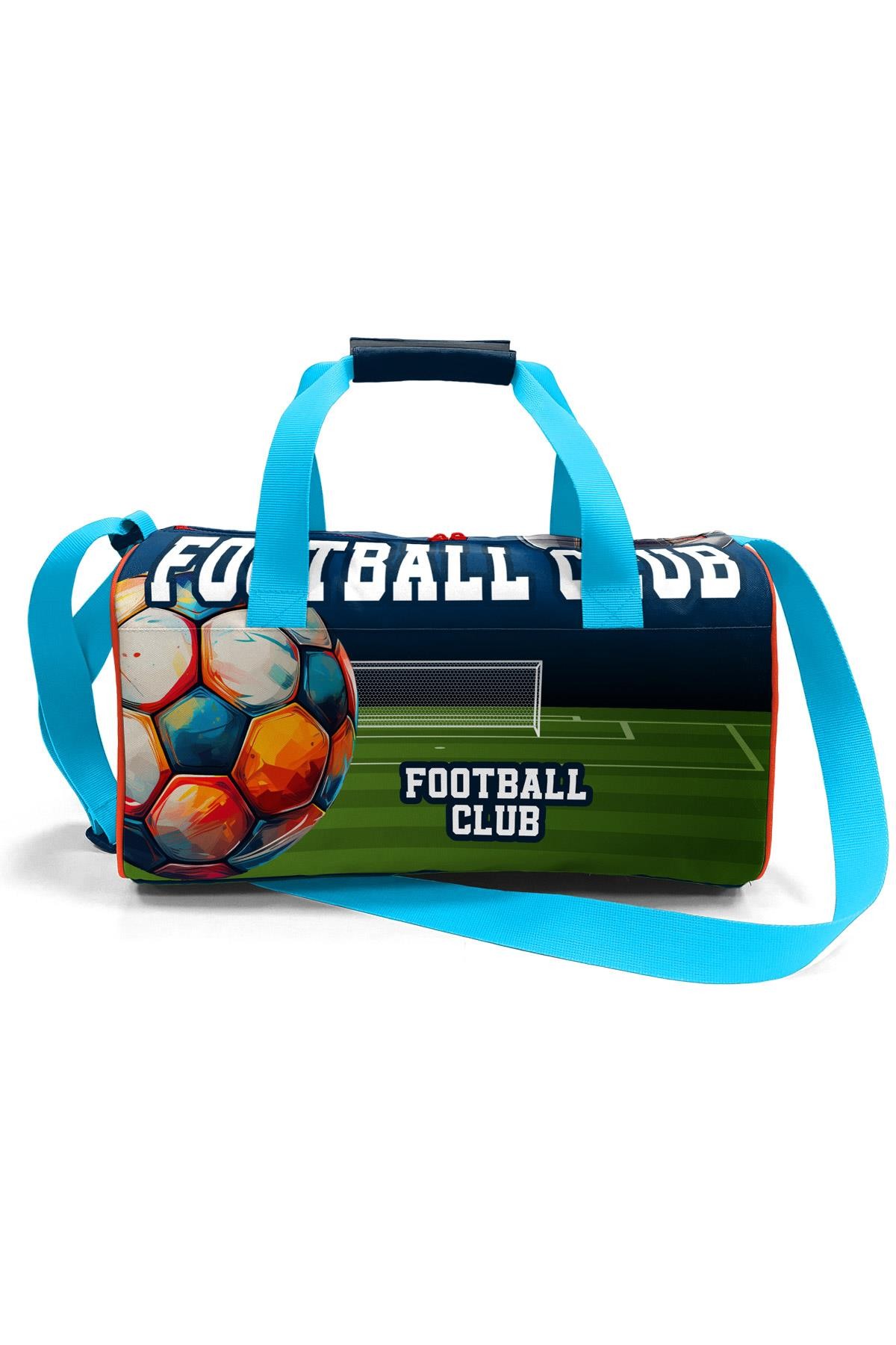 Coral High Lacivert Futbol Desenli Spor Çantası 27525