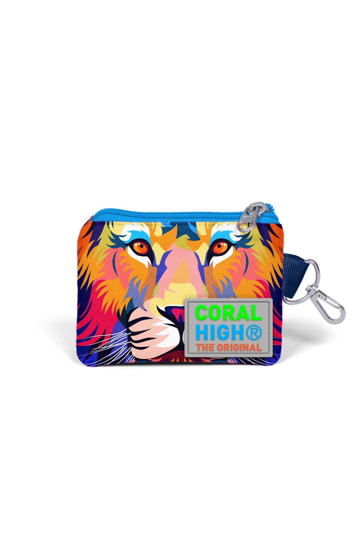 Coral High Kids Lacivert Saks Aslan Desenli Bozuk Para Çantası 21841