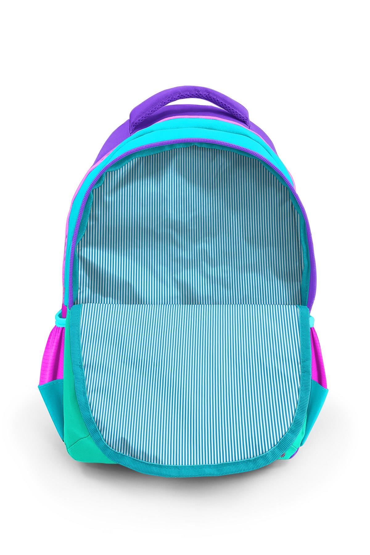 Coral High Kids Çok Renkli Üç Bölmeli Okul Sırt Çantası 14426