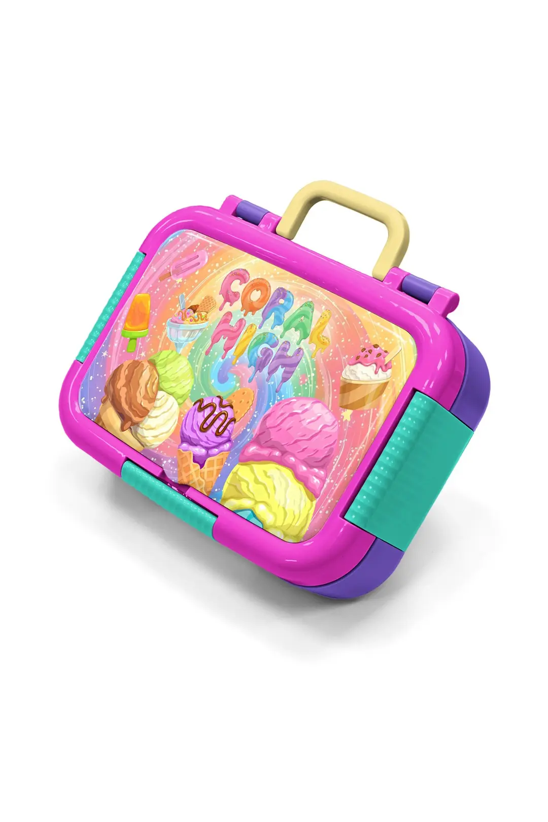 monimoniANIMALS 限定品 サンタうさぎ (箱折りたたみの梱包) Coral High Kids Milka Dondurma Desenli Paslanmaz Çelik Besle