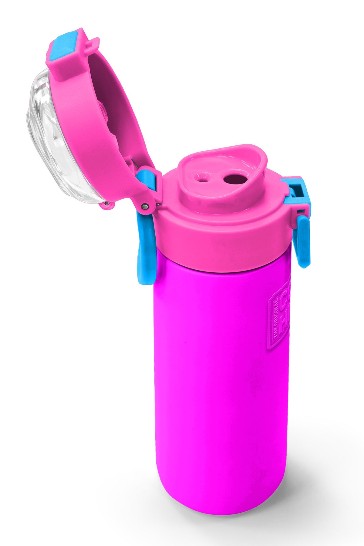 Coral High Kids Pembe Pipetli ve Direkt İçim Çelik Termos 500 ml 31843