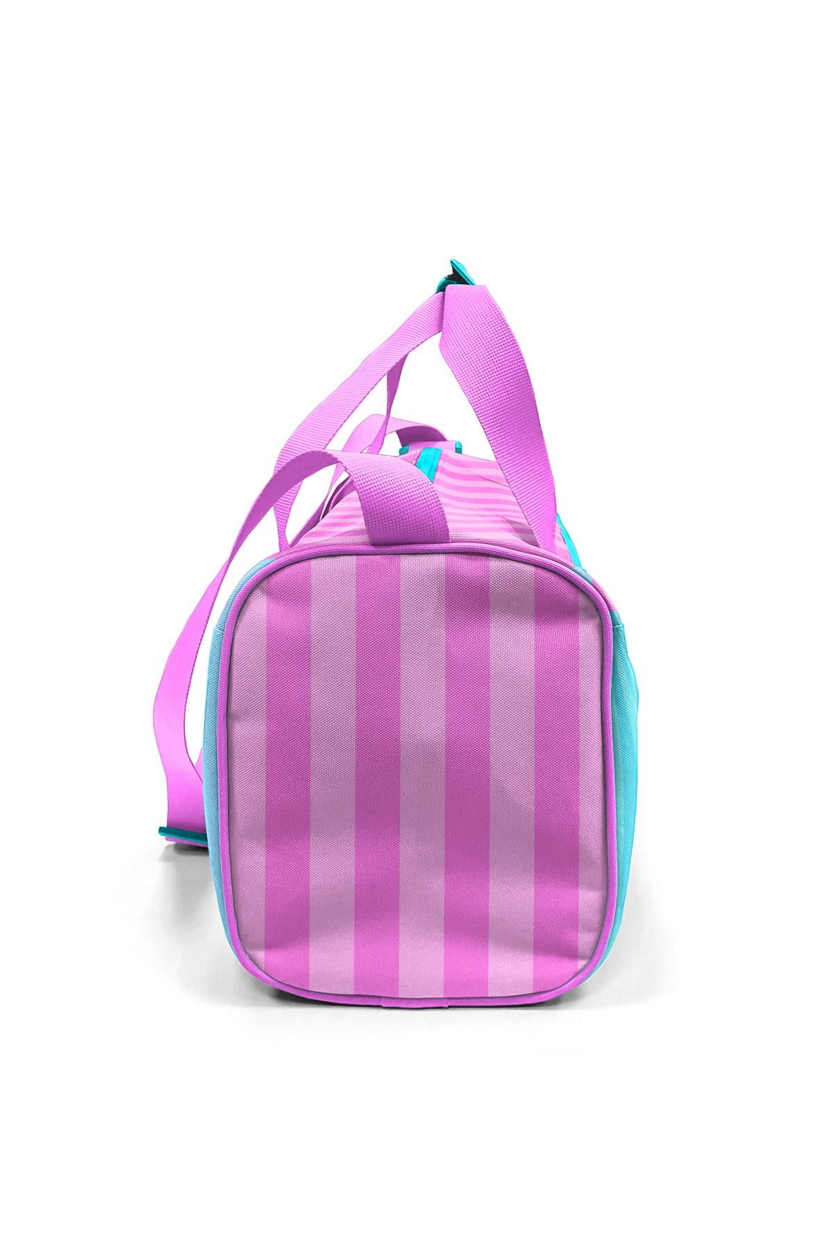 Coral High Turkuaz Pembe Çizgili Spor Çantası 27521