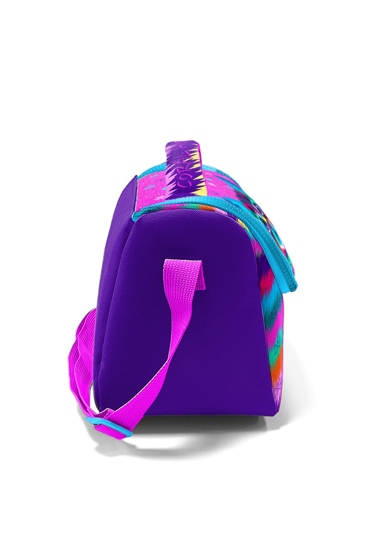 Coral High Kids Mor Pembe Kedi Desenli Thermo Beslenme Çantası 11859