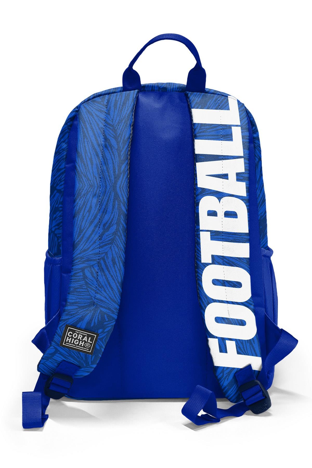 Coral High Lacivert Saks Futbol Desenli Okul Sırt Çantası 23697