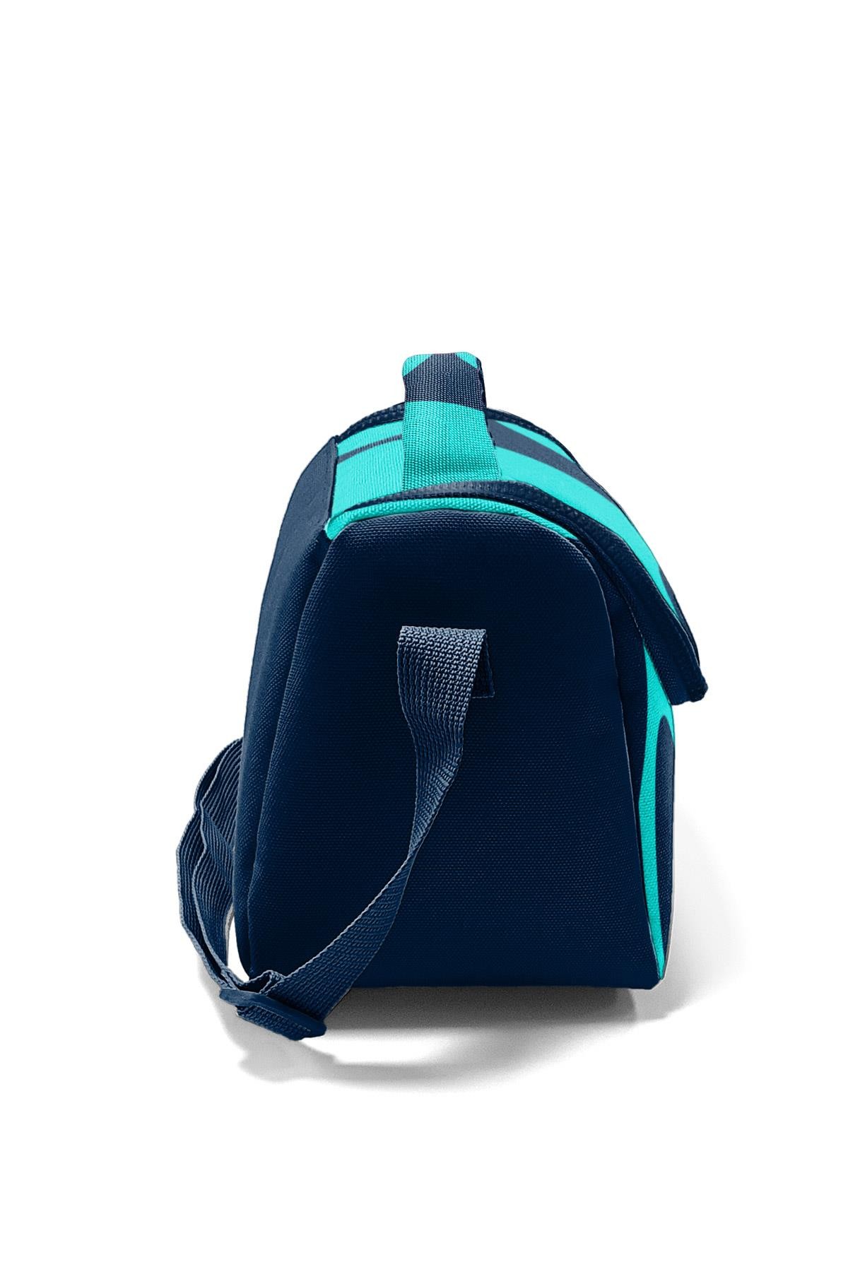 Coral High Kids Lacivert Turkuaz Desenli Thermo Beslenme Çantası 22786