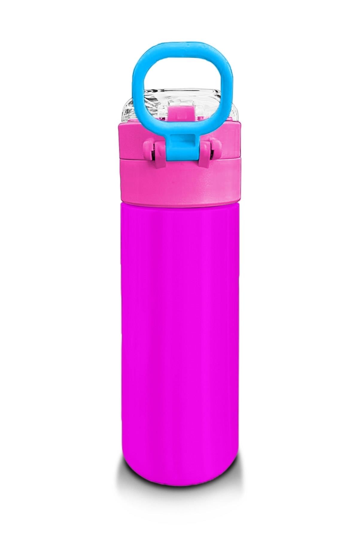 Coral High Kids Pembe Pipetli ve Direkt İçim Çelik Termos 500 ml 31843