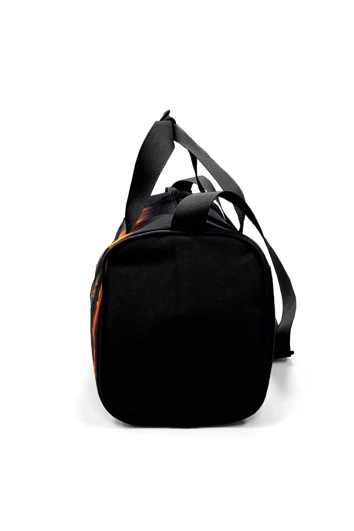 Coral High Siyah Aslan Desenli Spor Çantası 27540